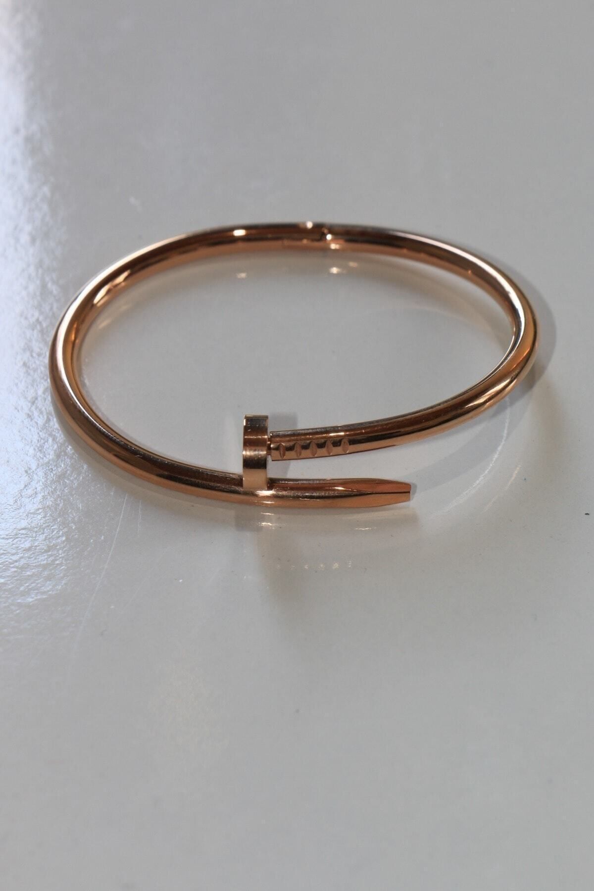 JEWELRY Kadın Rose Renk Çivi Bileklik