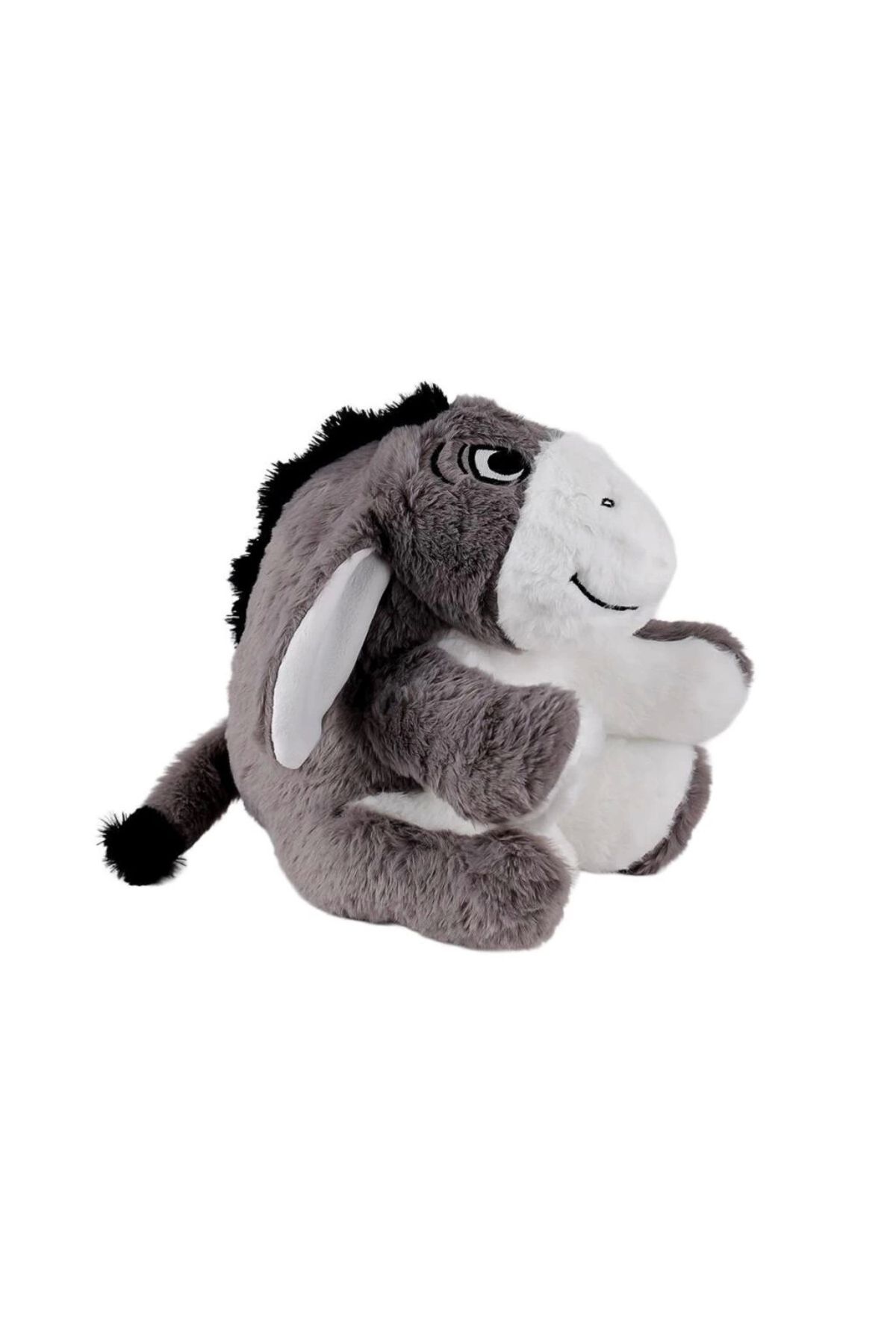 Finetoo Çocuk Eğitici 4257 Eşek Peluş Gri 25 cm