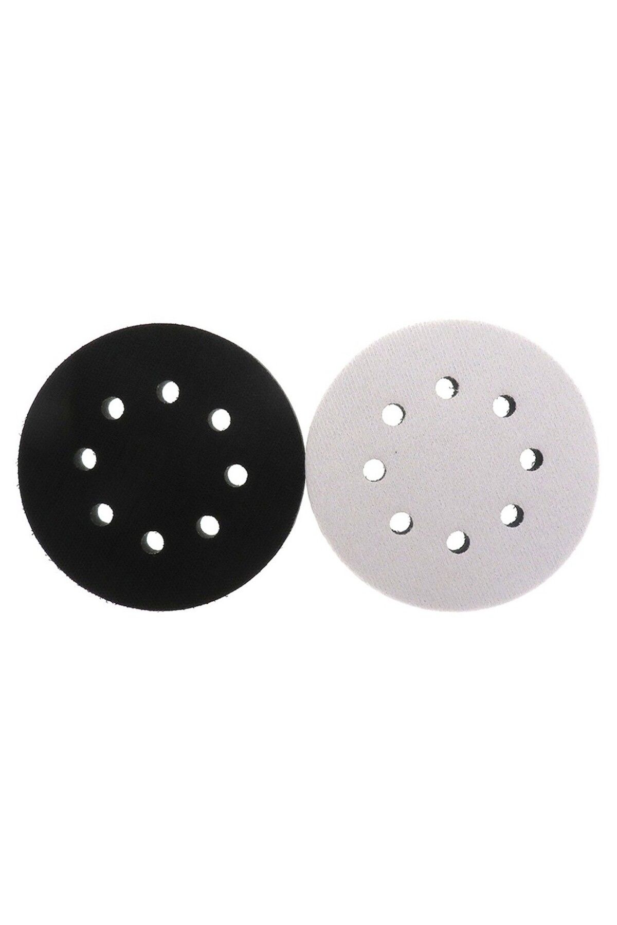 Choice-5Inch 2Pcs 5In 125mm 8-Holes Soft Sponge Interface Pad Hook & Loop Sanding Pads Backing Plate For Fe 3