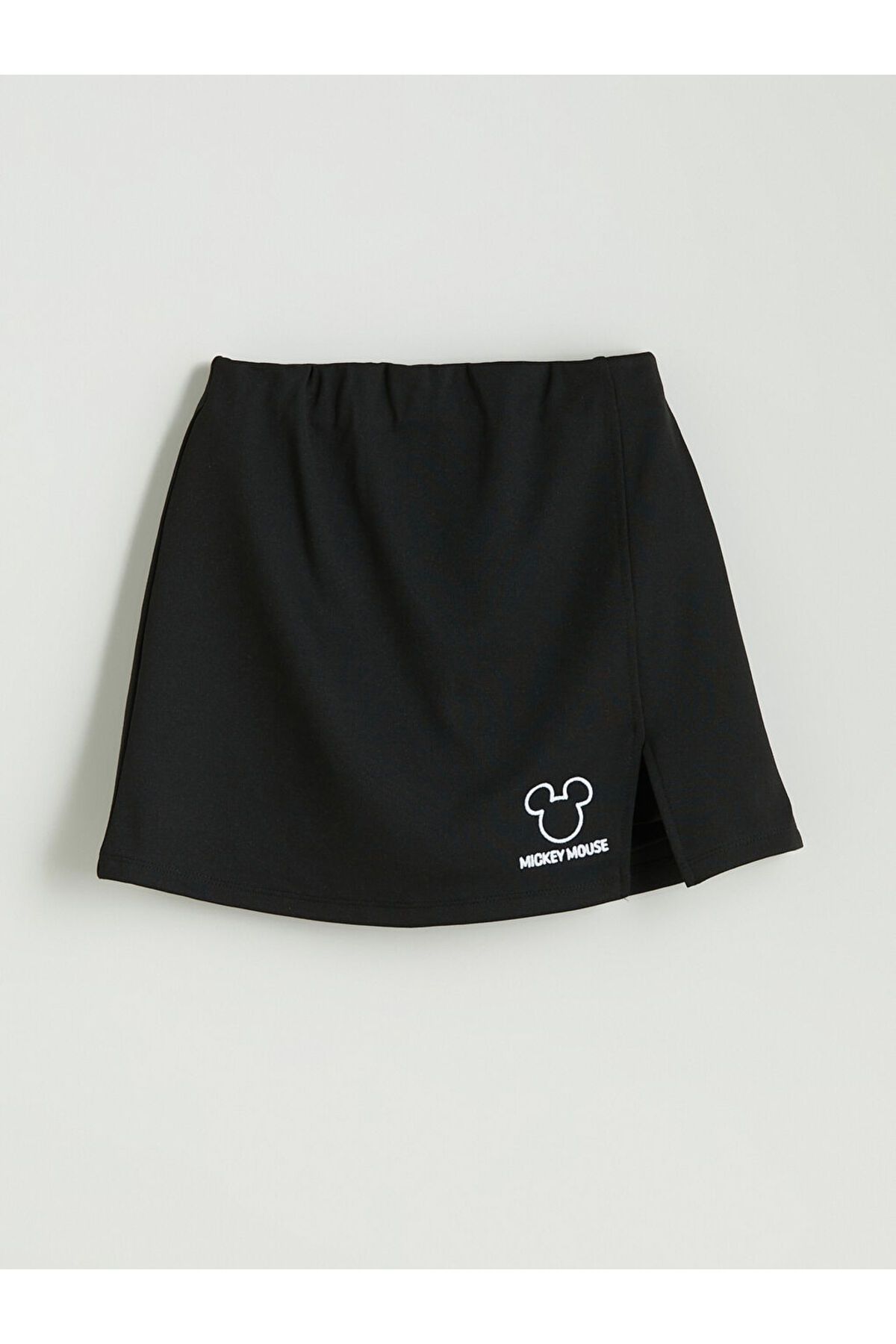 LC Waikiki Yeni Sezon Beli Lastikli Mickey Mouse Nakisli Kiz Cocuk Sort Etek - S5L155Z4