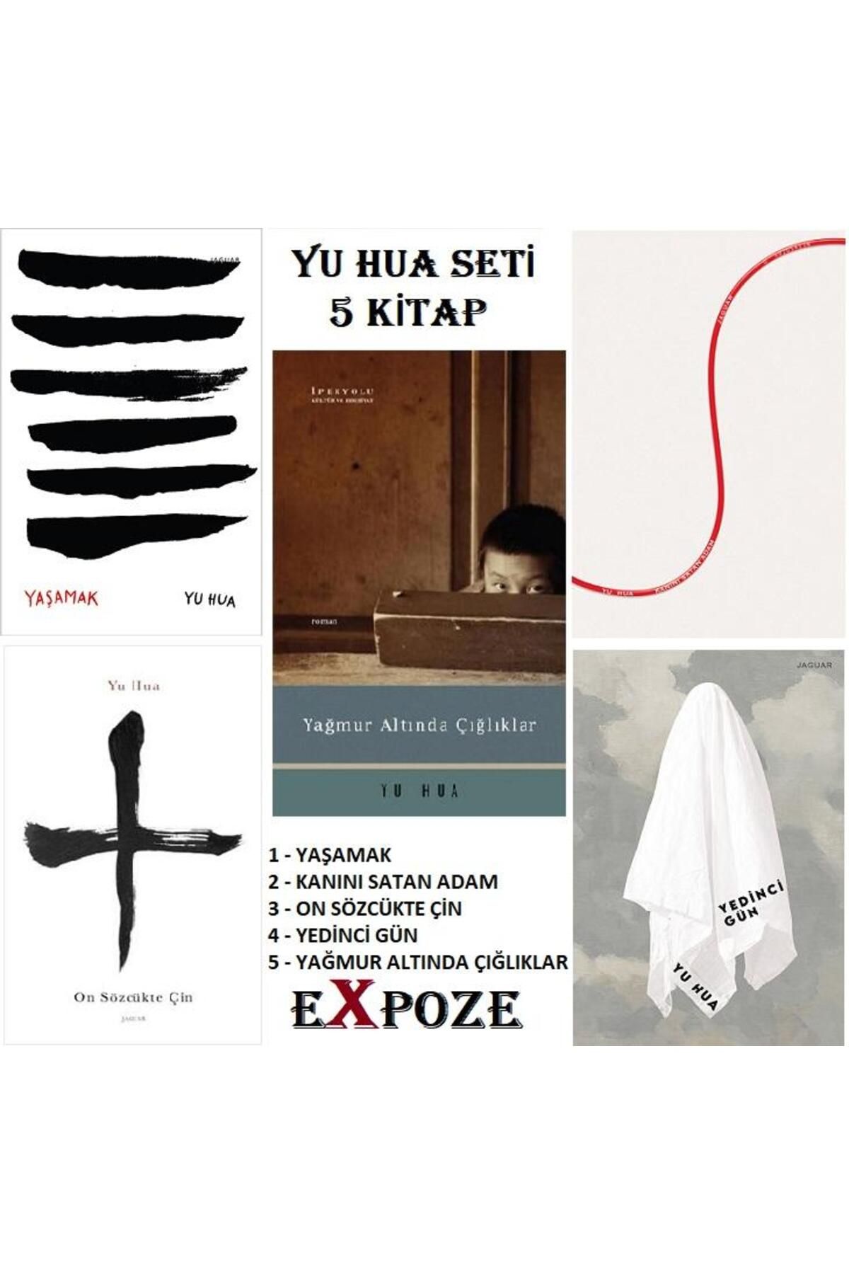 Jaguar Kitap Yu Hua Seti 5 Kitap Yaşamak, Kanını Satan Adam, On Sözcükte Çin, Yedinci Gün,