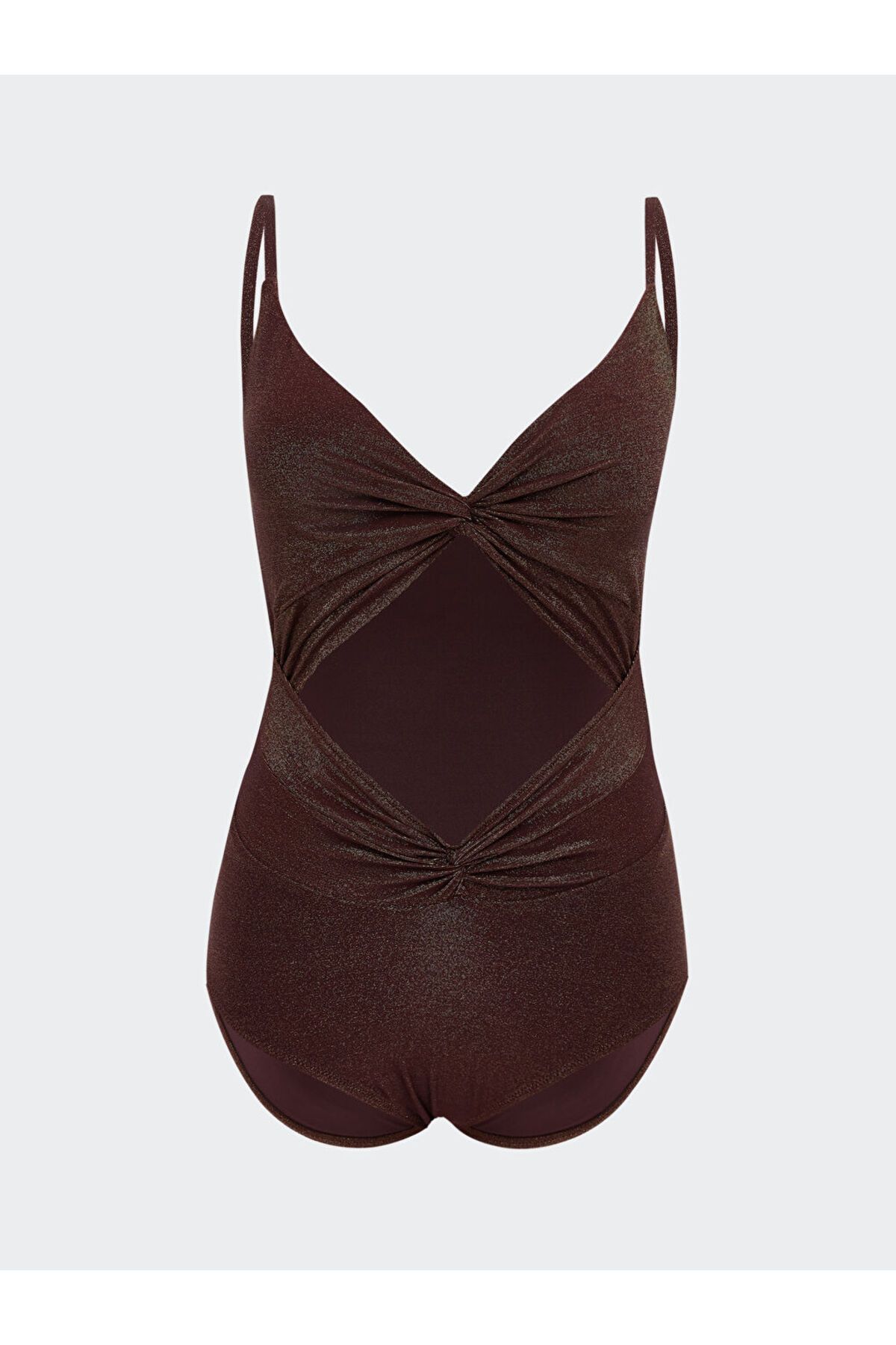 LC Waikiki Yeni Sezon V Yaka Parlak Gorunumlu Kadin Mayo - S5GO38Z8