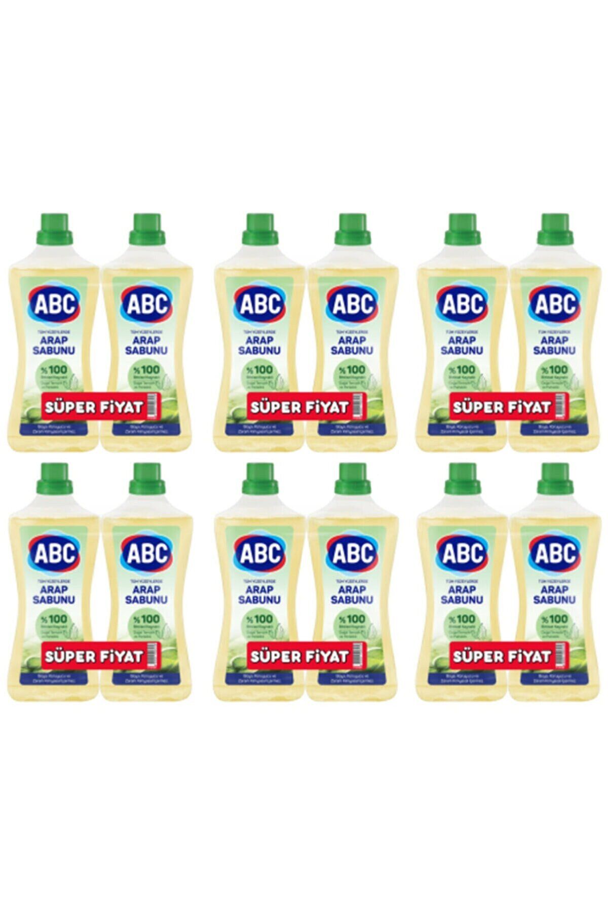 ABC Tüm Yüzeylerde Sıvı Arap Sabunu 12 X 900 ml