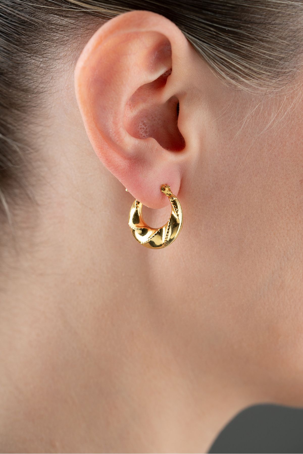 Silvano Jewelry 925 Ayar Gümüş Trend Küpe