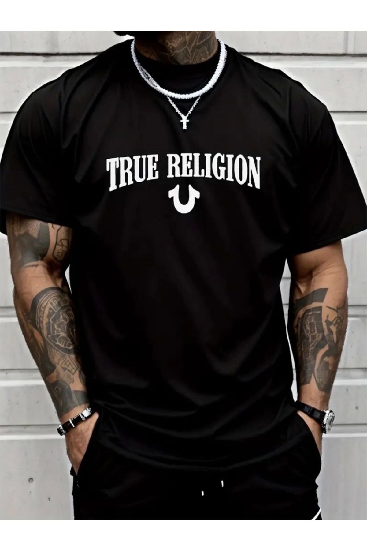 Butik Erkek True Religion Baskılı Süprem T-shirt