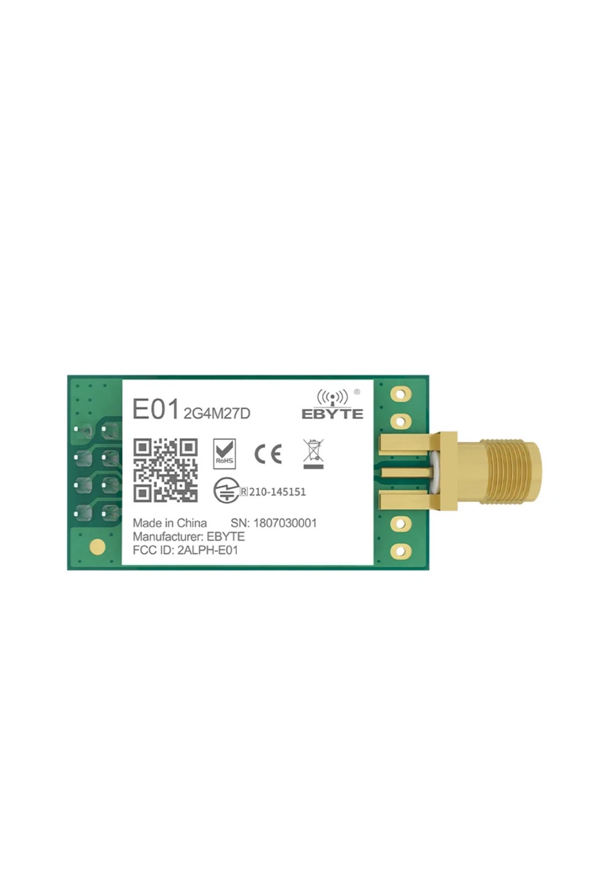 Choice-nRF24L01P 2.4GHz 500mW E01-2G4M27D SPI Transceiver E01-2G4M27D 27dBm SMA Long Range nRF24L01 PA L... 6