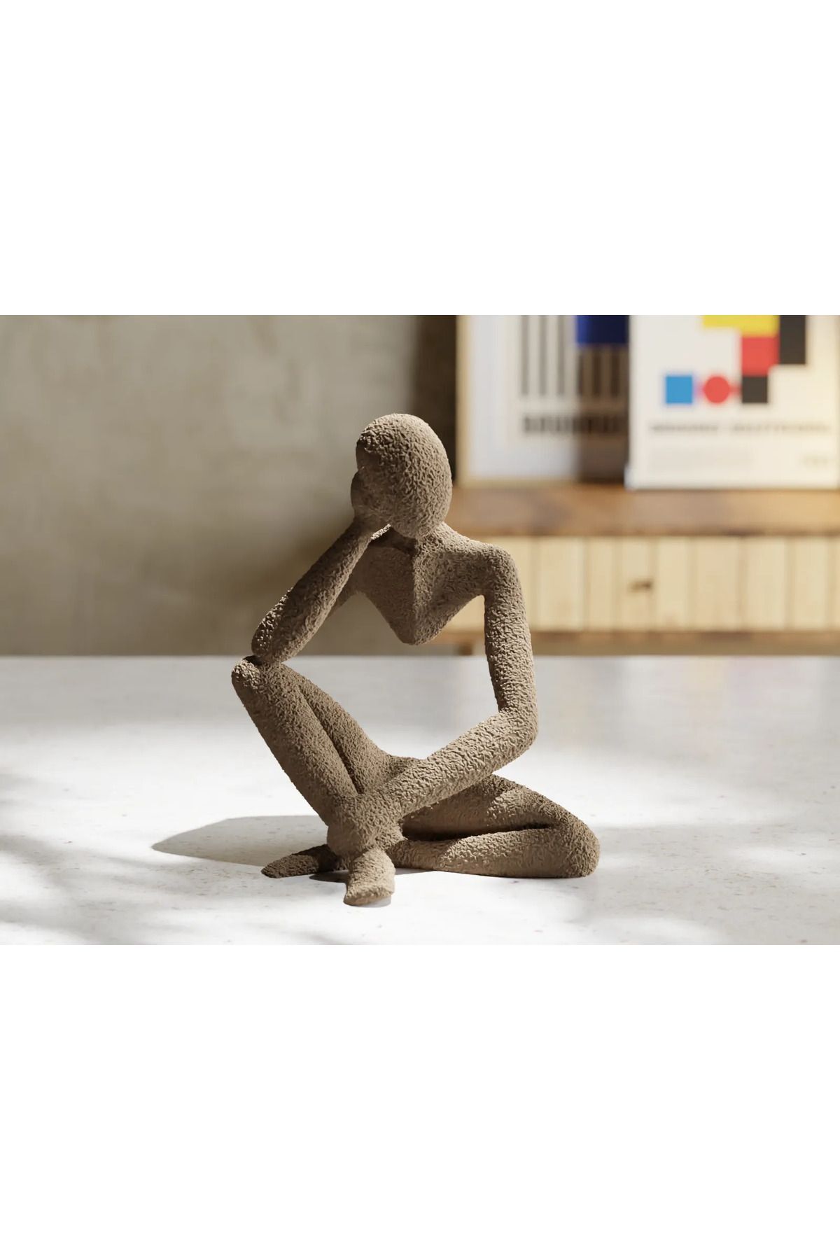 SerenityHaven Düşünen Adam Heykel Biblo