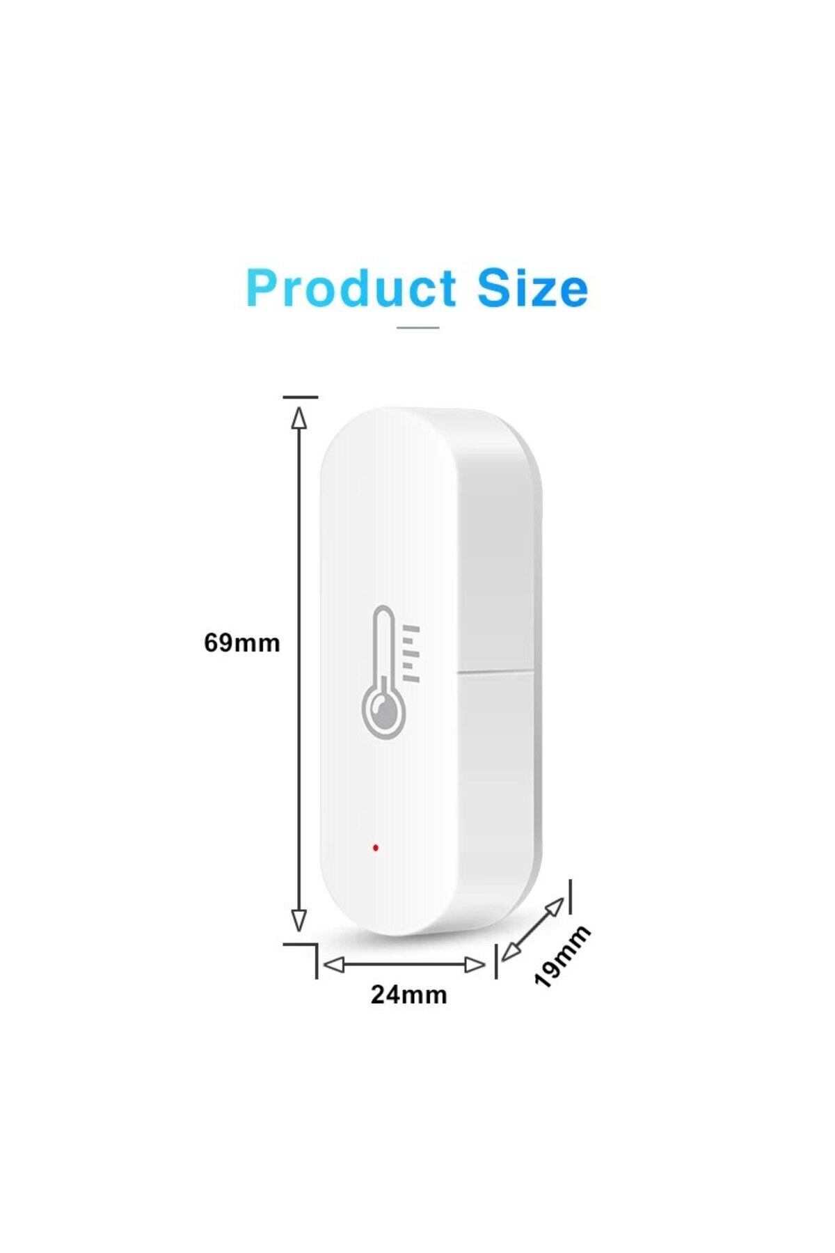 Choice1-4PCS Ewelink ZigBee Smart Temperature Humidity Sensor Battery Powered APP Control Thermometer Hygrom 6