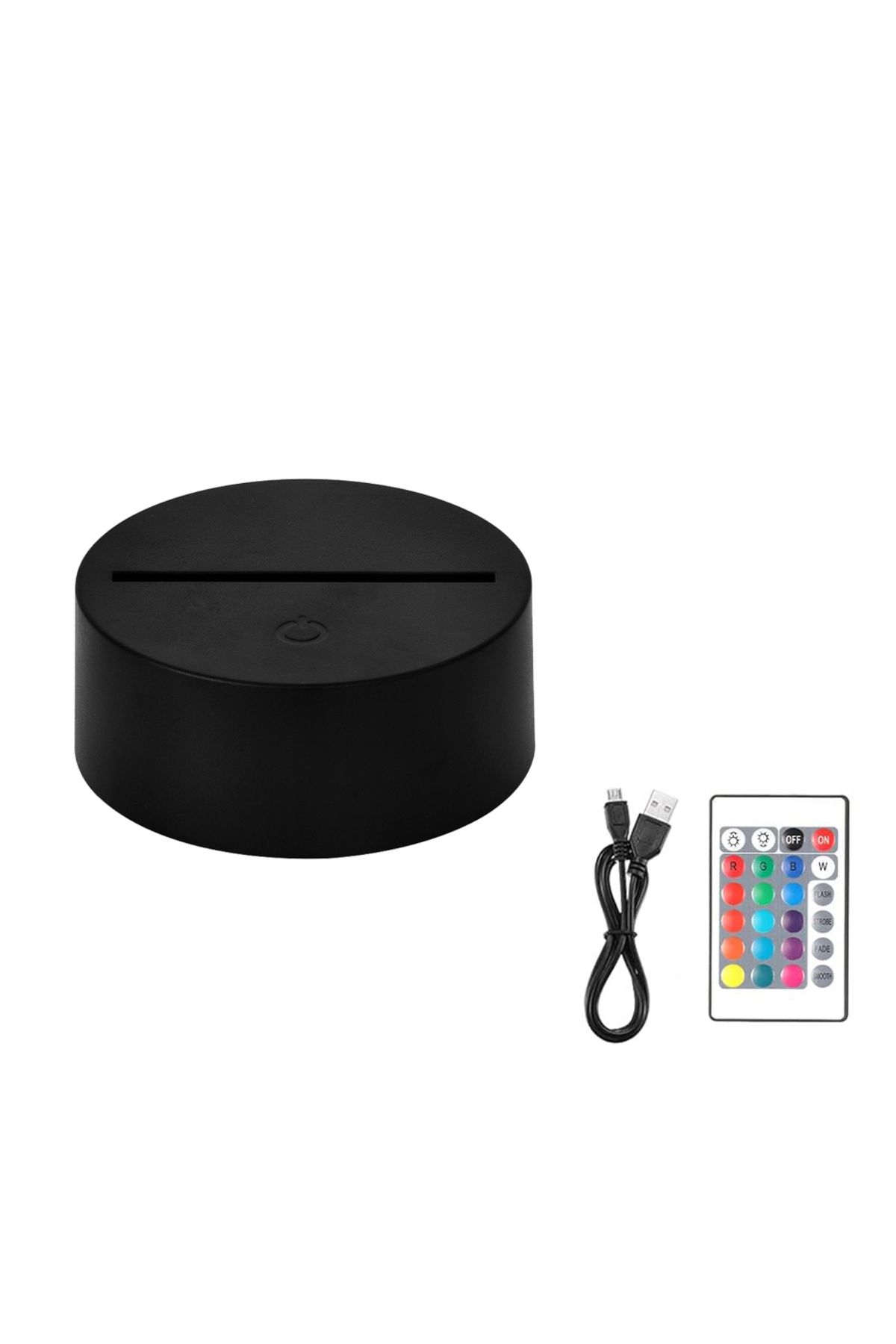 Choice-16 Color with Remote 3D night light base colour changing luminous base light USB interface led light 1