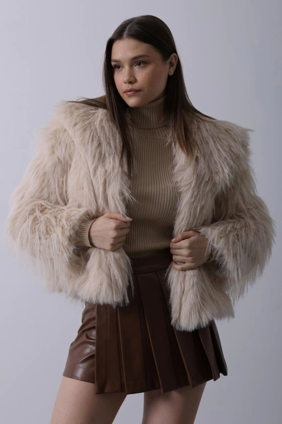 Butik Kürk - Bej