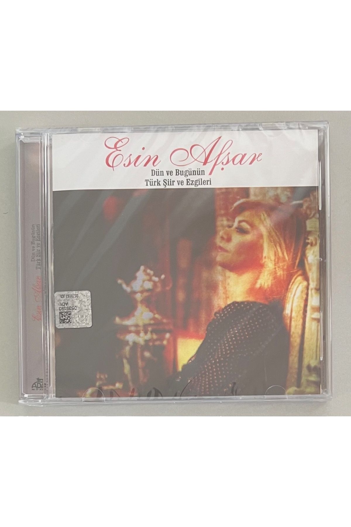 Plakevi İzmir Esin Afşar Dün ve Bugünün Türk Şiir ve Ezgileri Cd (Jelatininde Sıfır Orjnal Dönem Baskı Cd)