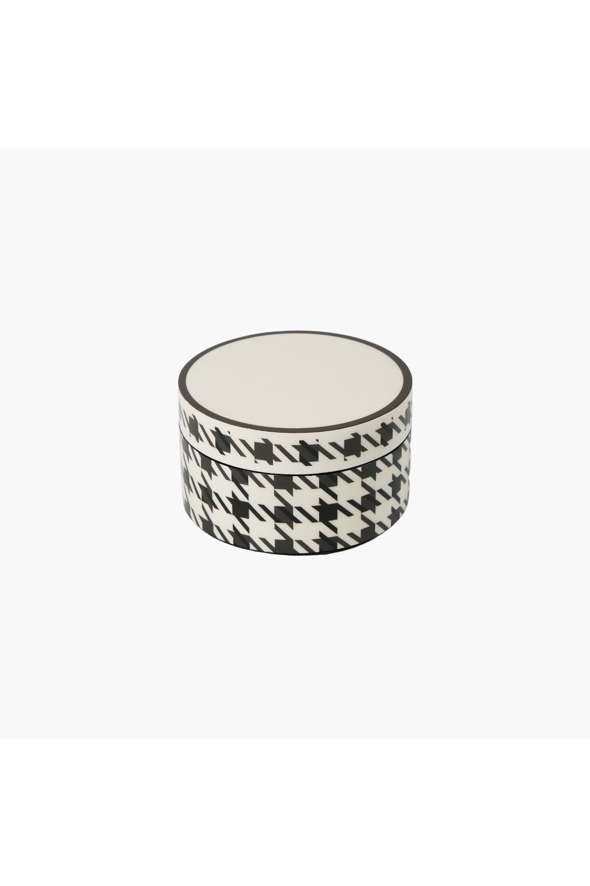 JASMIN CONCEPTS Yuvarlak Kutu Desenli S ∅16X9cm