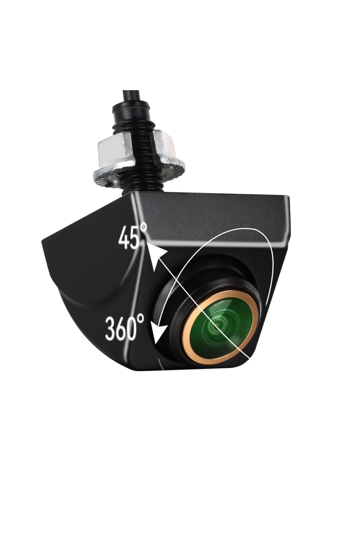Choice-Orange Car Front or Rear View Camera Wide Angle Reverse Parking Waterproof CCD Auto Backup Monitor U 8