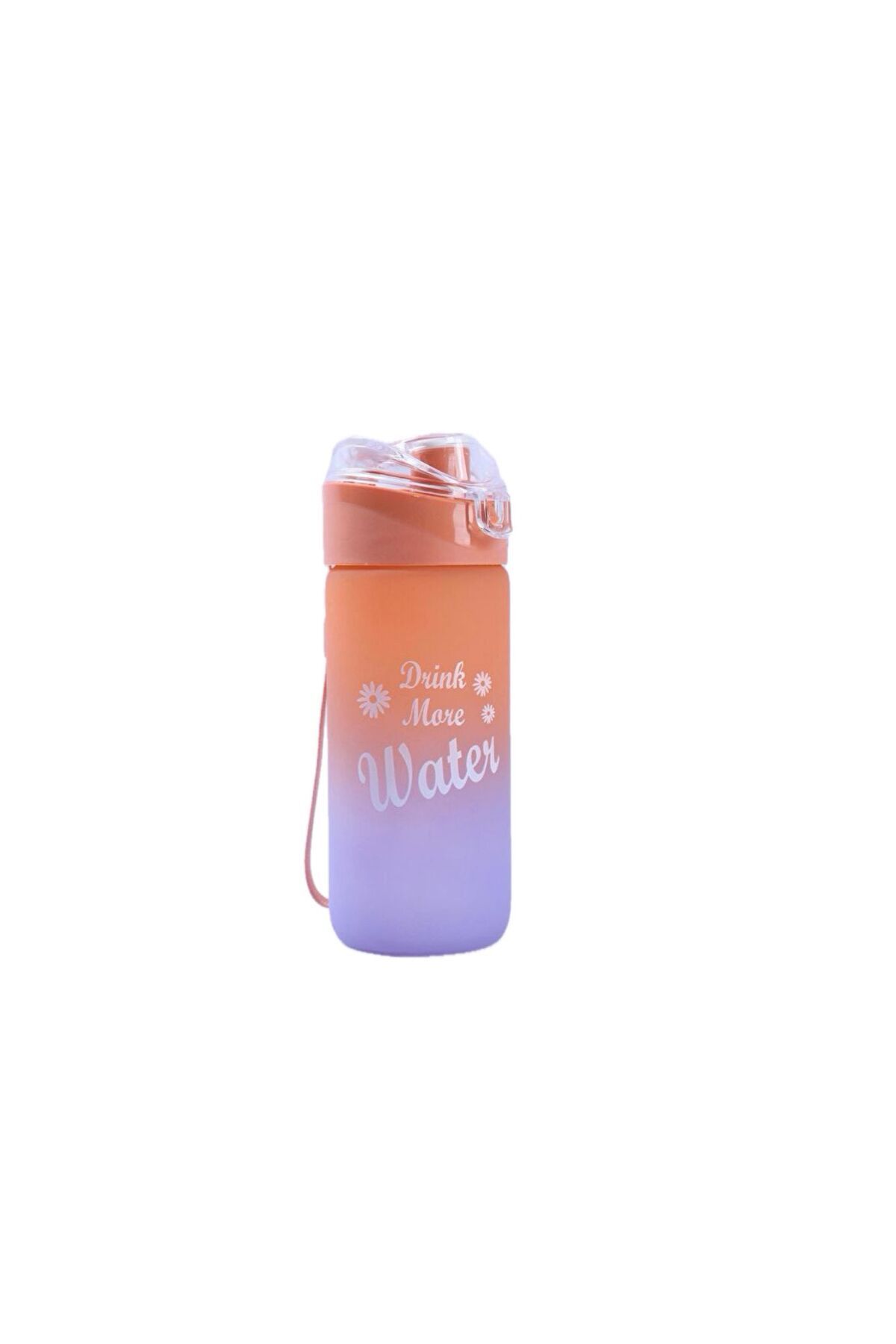 Elit Elit81 motivasyonel cam suluk mor turuncu bpa içermez 500ml