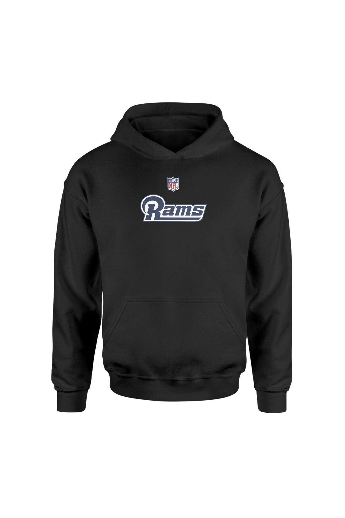 Pisa Art Los Angeles Rams Iconic Siyah Hoodie