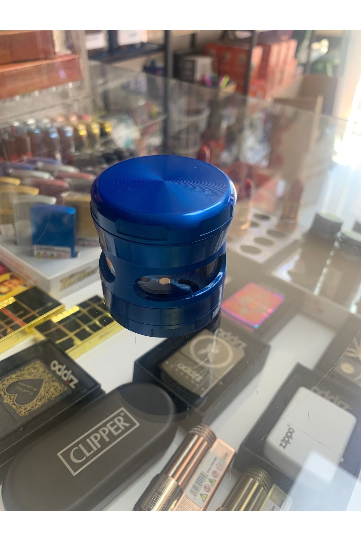 EFOTECH 3 D-07-55MM GRINDER 3 Kat Büyük Boytutun Baharat Öğütücü Paslanmaz mıknatıs lı Gır gır