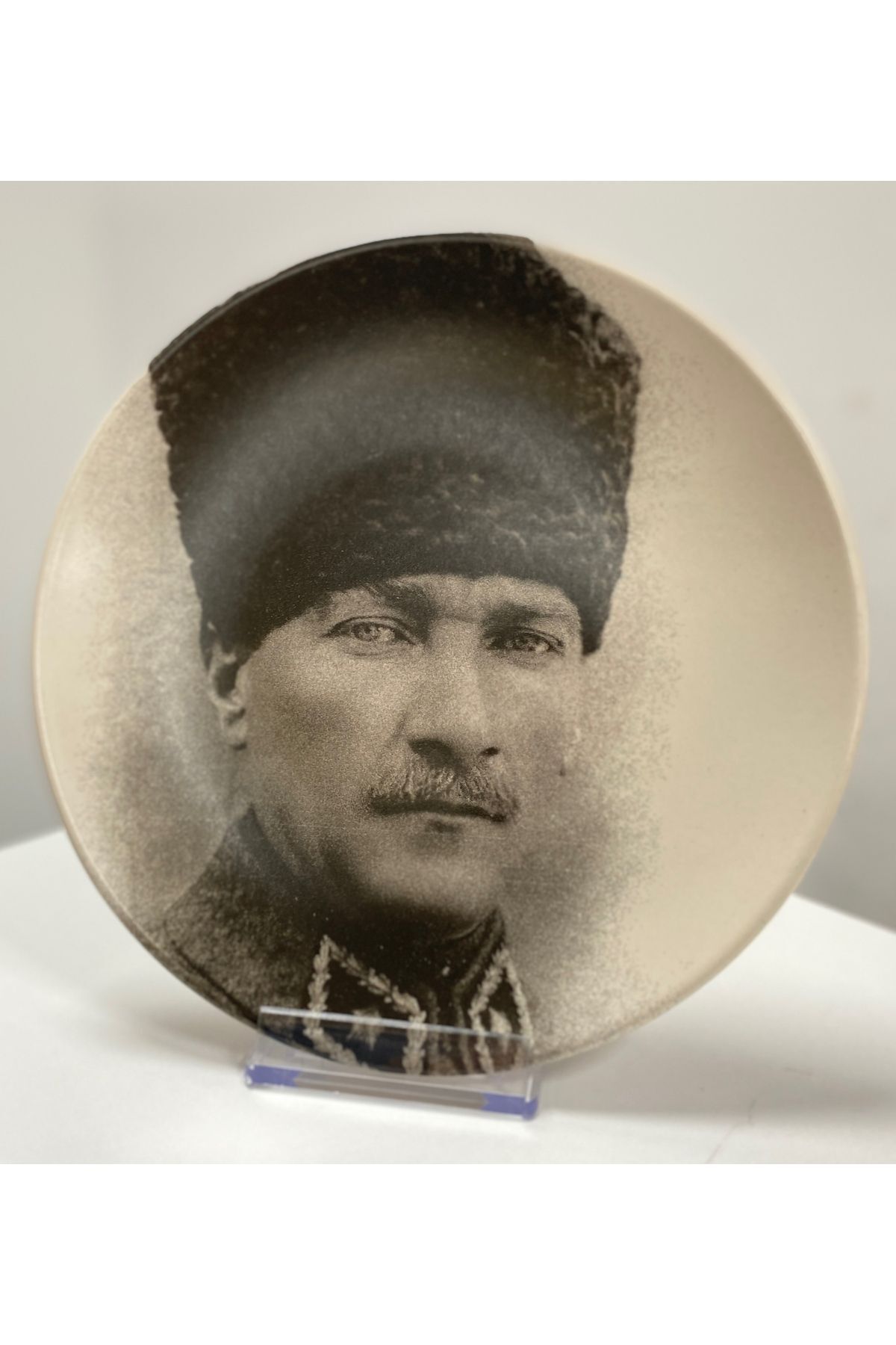 SerenityHaven 20 cm Atatürklü Tabak