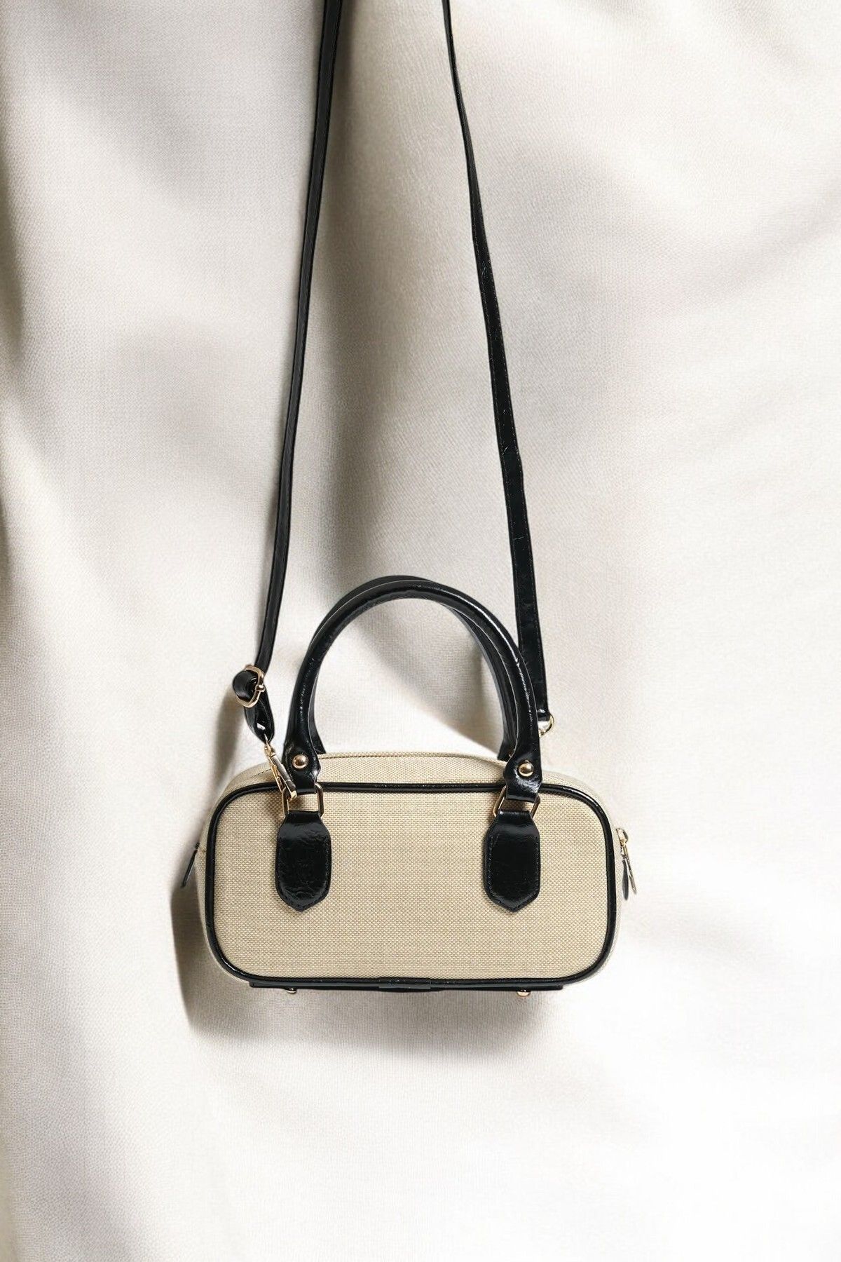 777 FASHİON Kadın Hasır Görünümlü Mini Tote Çanta