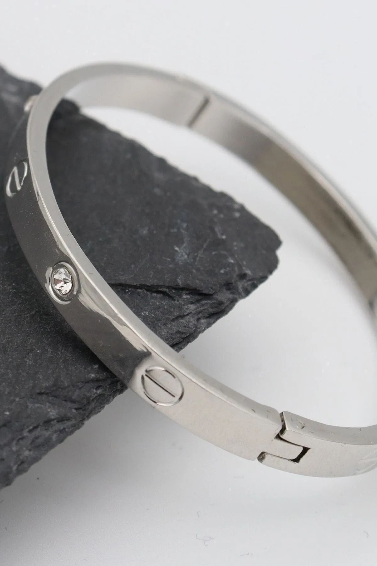 JEWELRY Kadın Taşlı Çelik Kelepçe