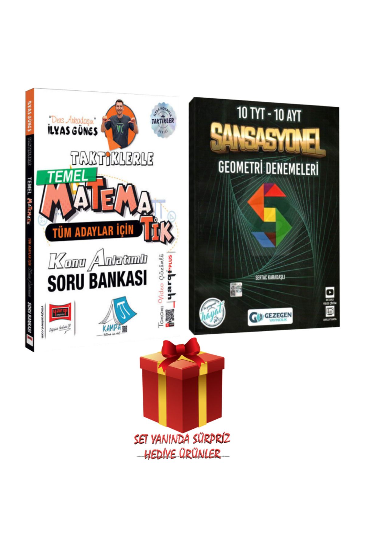 Yargı Yayınları İlyas Güneş Taktiklerle Matematik Konu Anlatımlı Soru Bankası+ 10 TYT 10 AYT Geometri Denemeleri