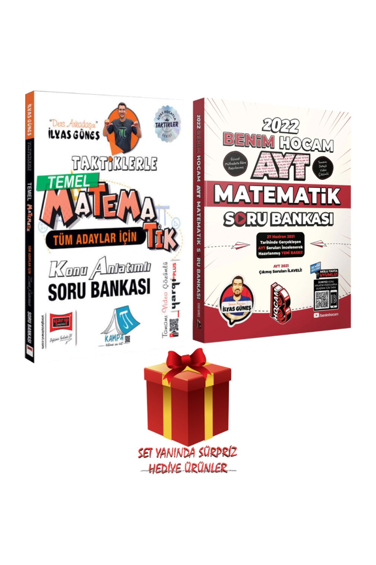 Yargı Yayınları İlyas Güneş Taktiklerle Matematik Konu Anlatımlı Soru Bankası+Benim Hocam AYT Matematik Soru Bankası