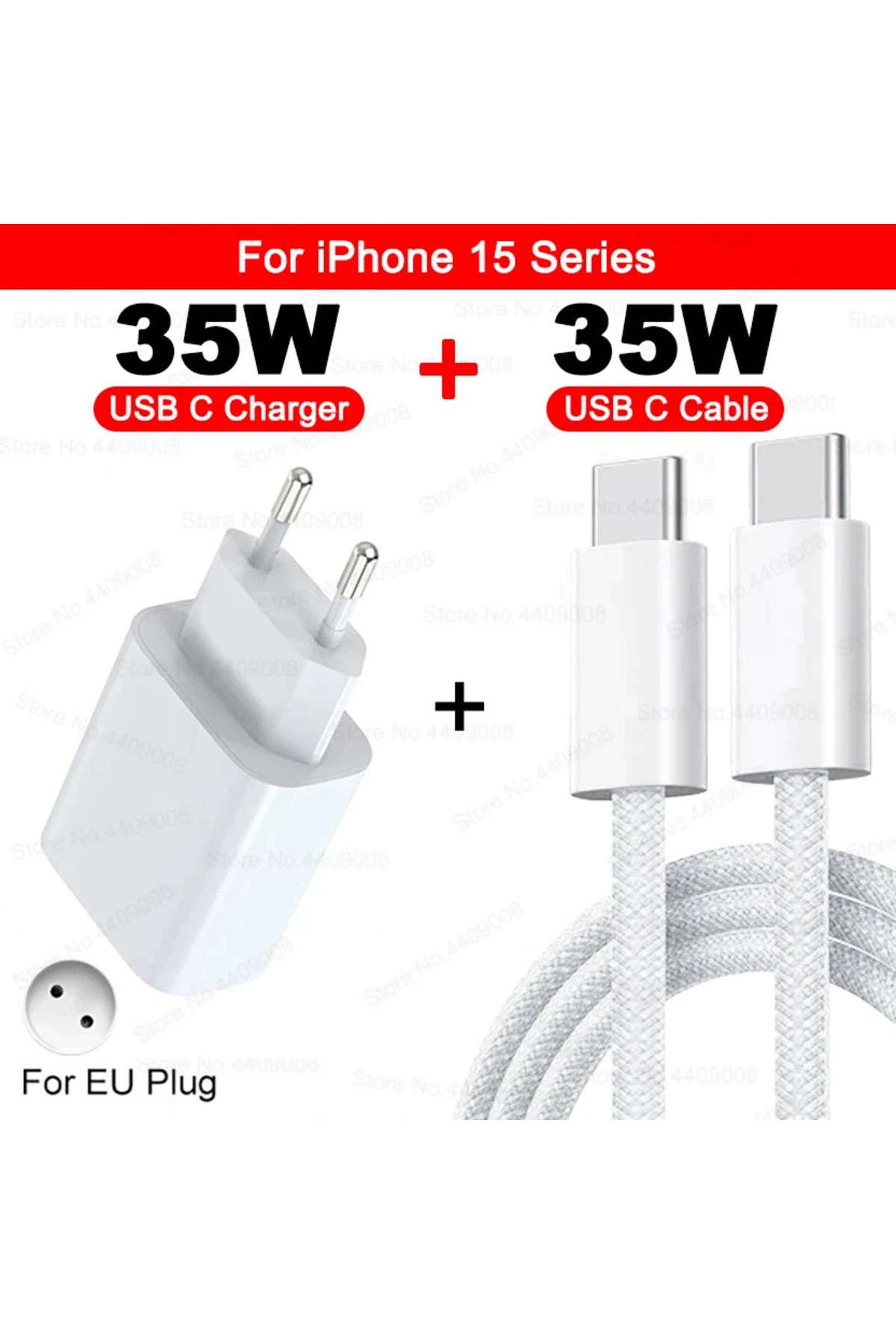 Choice-EU For iPhone15Serie 35W PD Fast Charging For iPhone 15 14 13 12 11 Pro Max Plus X XR XS Max Magneti 1