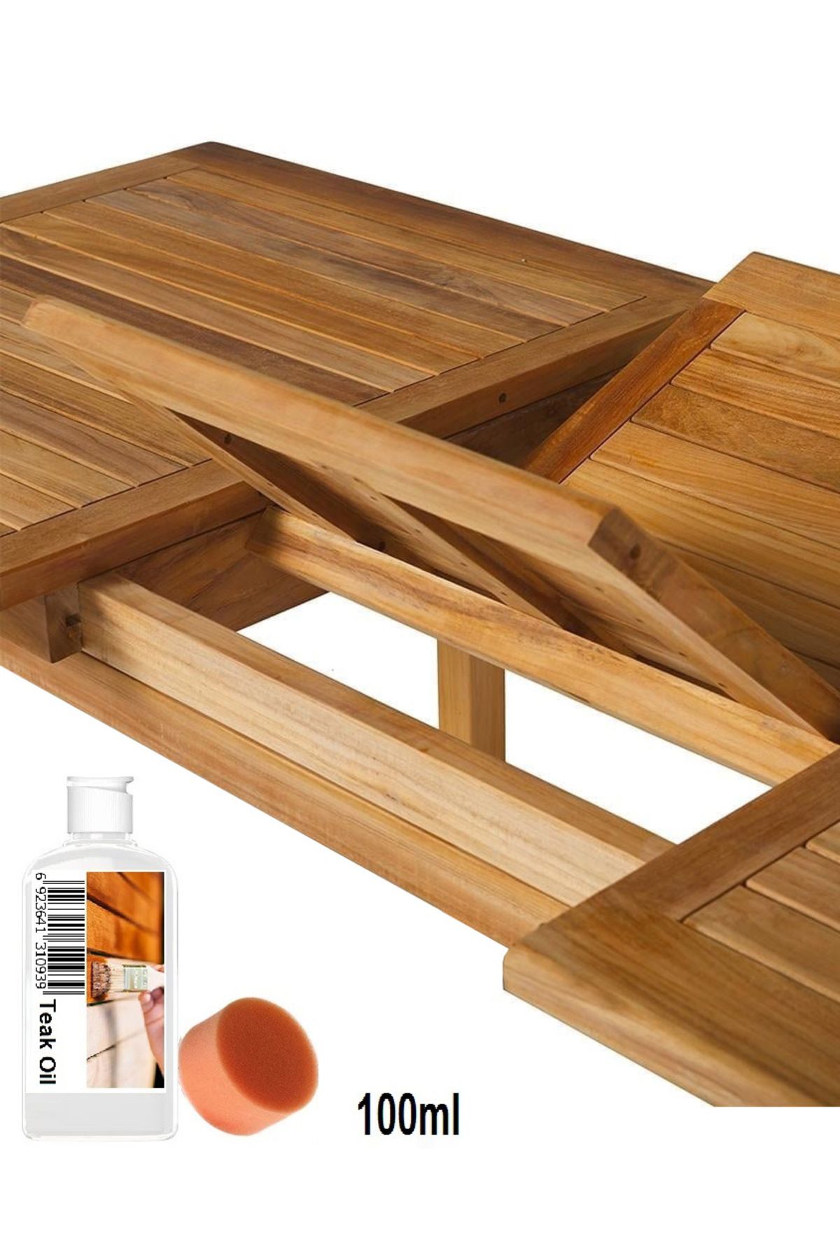 Depolife Ahşap Koruyucu Tik Yağı Teak Oil Protect 100ml Koruyucu Renksiz iroko Maun Gül tik yag Ahşap Koruma