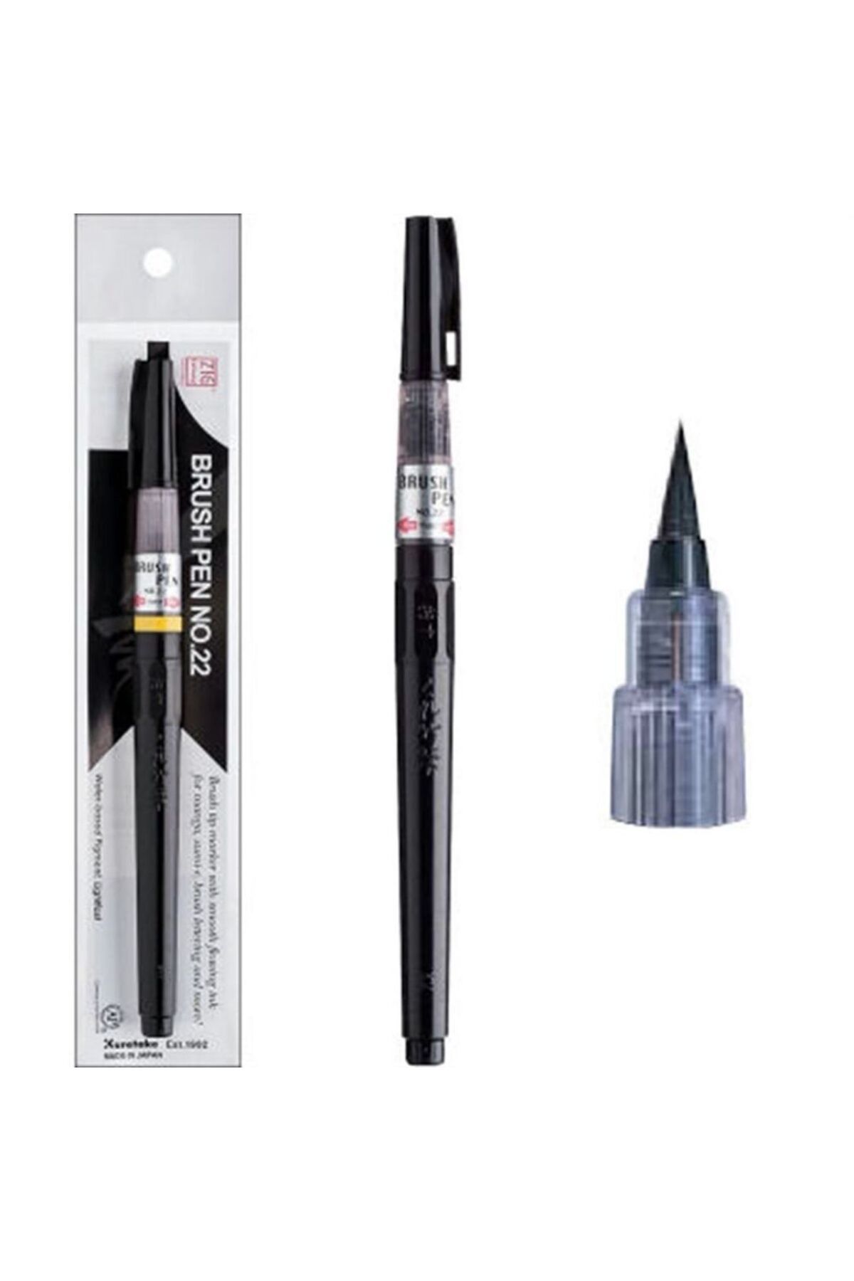 Zig Brush Pen Small Fırça Uçlu Kalem Black