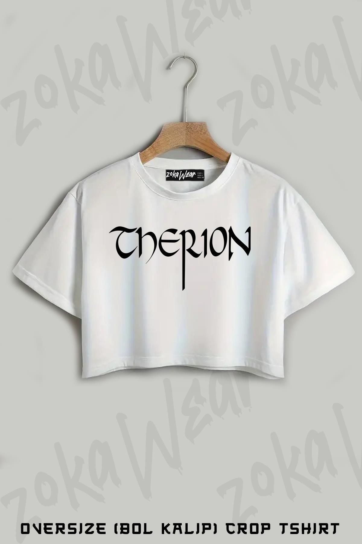 ZOKAWEAR Therion 2 Baskılı Oversize Crop T-Shirt
