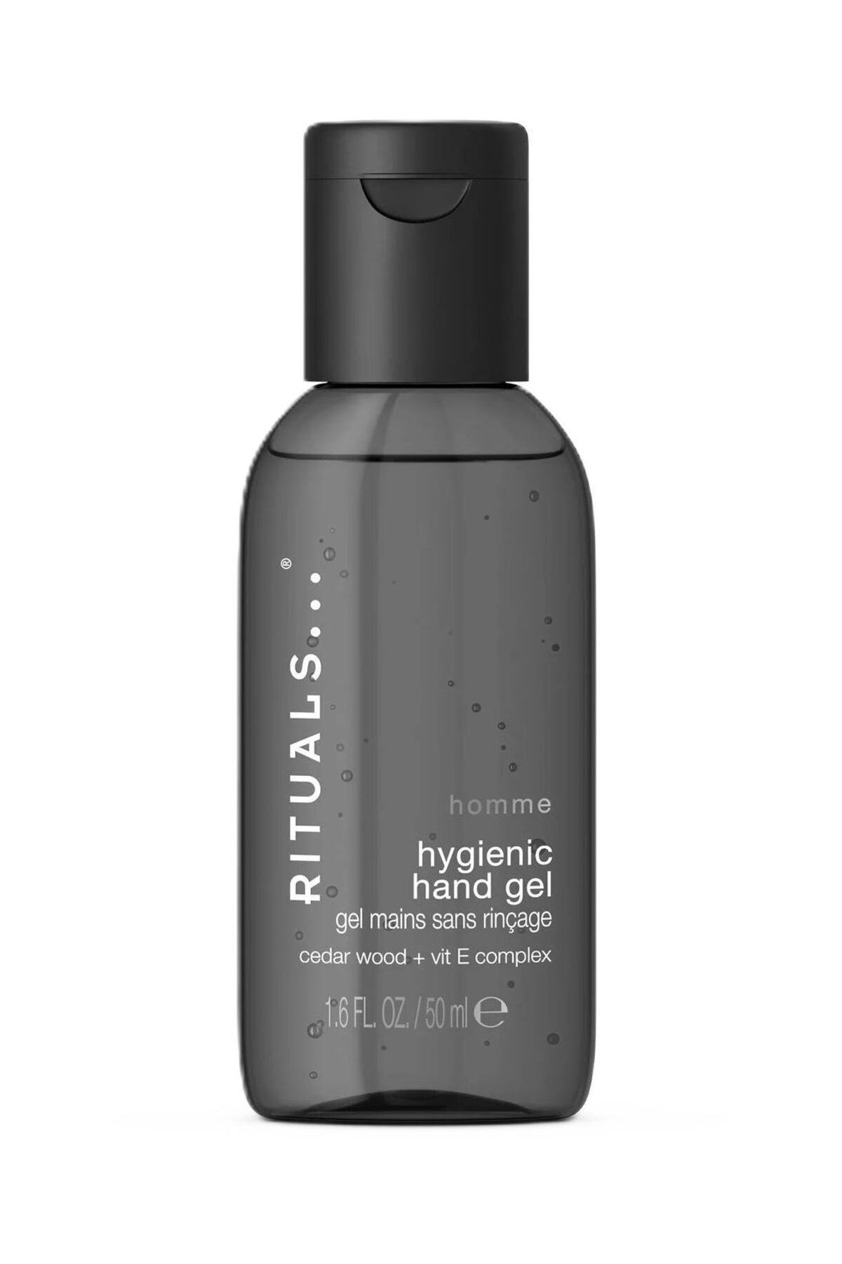 Rituals Homme Erkekler İçin El Jeli, 50ml, Sedir Ağacı ve E Vitamini ile Alkollü Temizleyici