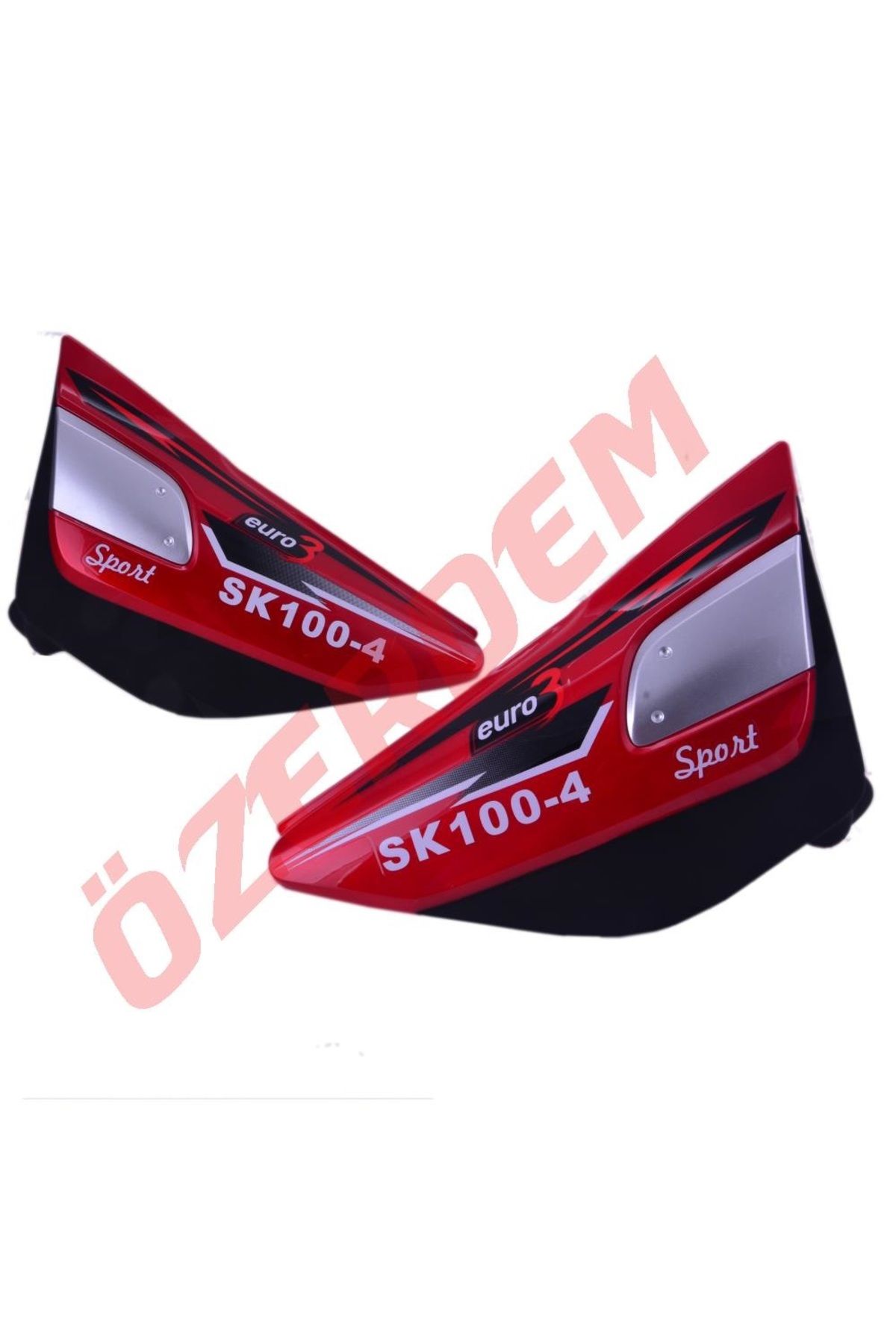karagöz motor ÇELİK SK 100-4 YAN KAPAK KIRMIZI TAKIM