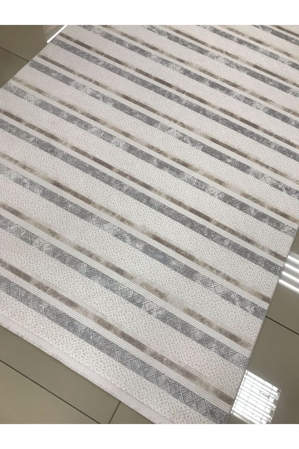 padişah halı ESSENCE 72490 957 KREM GRİ BEJ