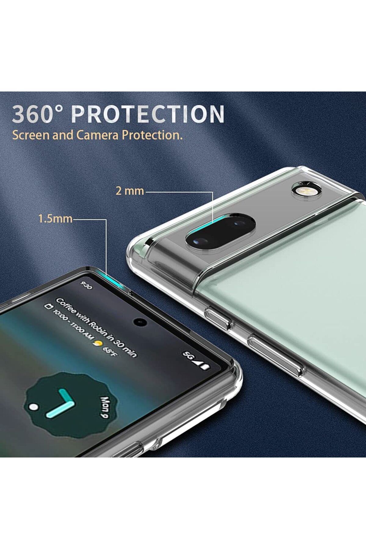 Choice-Google Pixel 7A Ultra Thin Clear Case For Google Pixel 6 6A 7 7A Pro Google Pixel 8 Pro Transparent 5