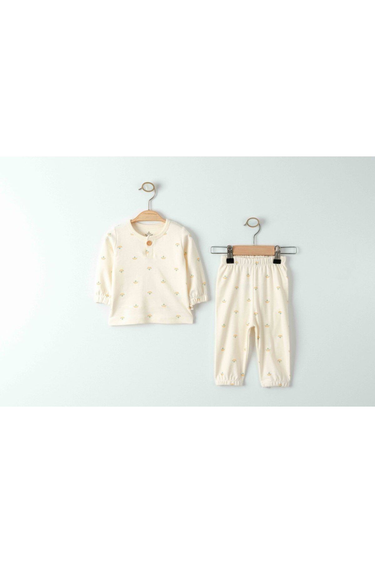 Minimus Kız Ve Erkek Bebek Pamuklu Takım Spor Rahat Ve Tarz Alt Üst İkili Takım Unisex Bebek Hediyesi