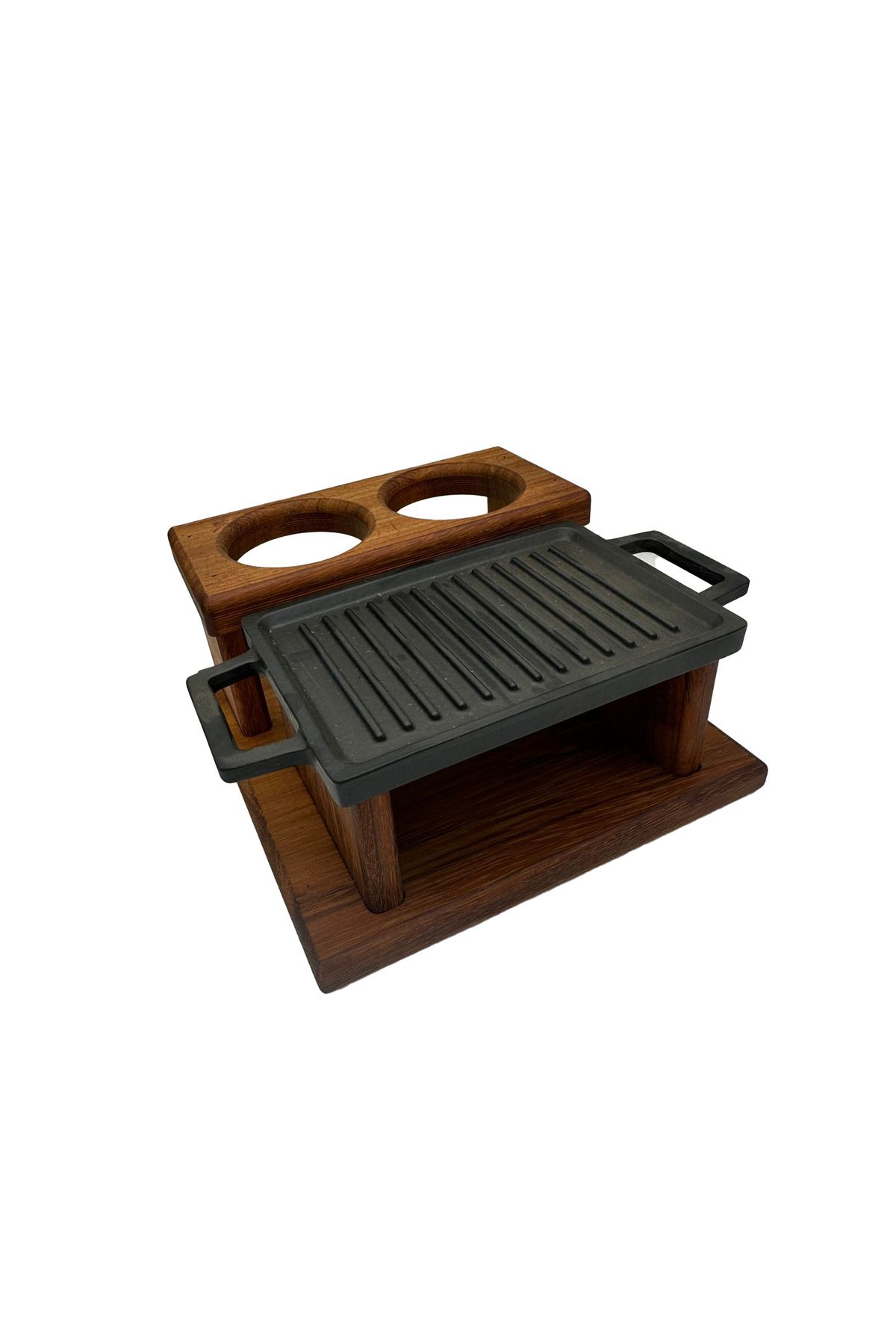 TRİO STEAKBOARD 28x28x14cm Izgara Döküm Tava Sunum