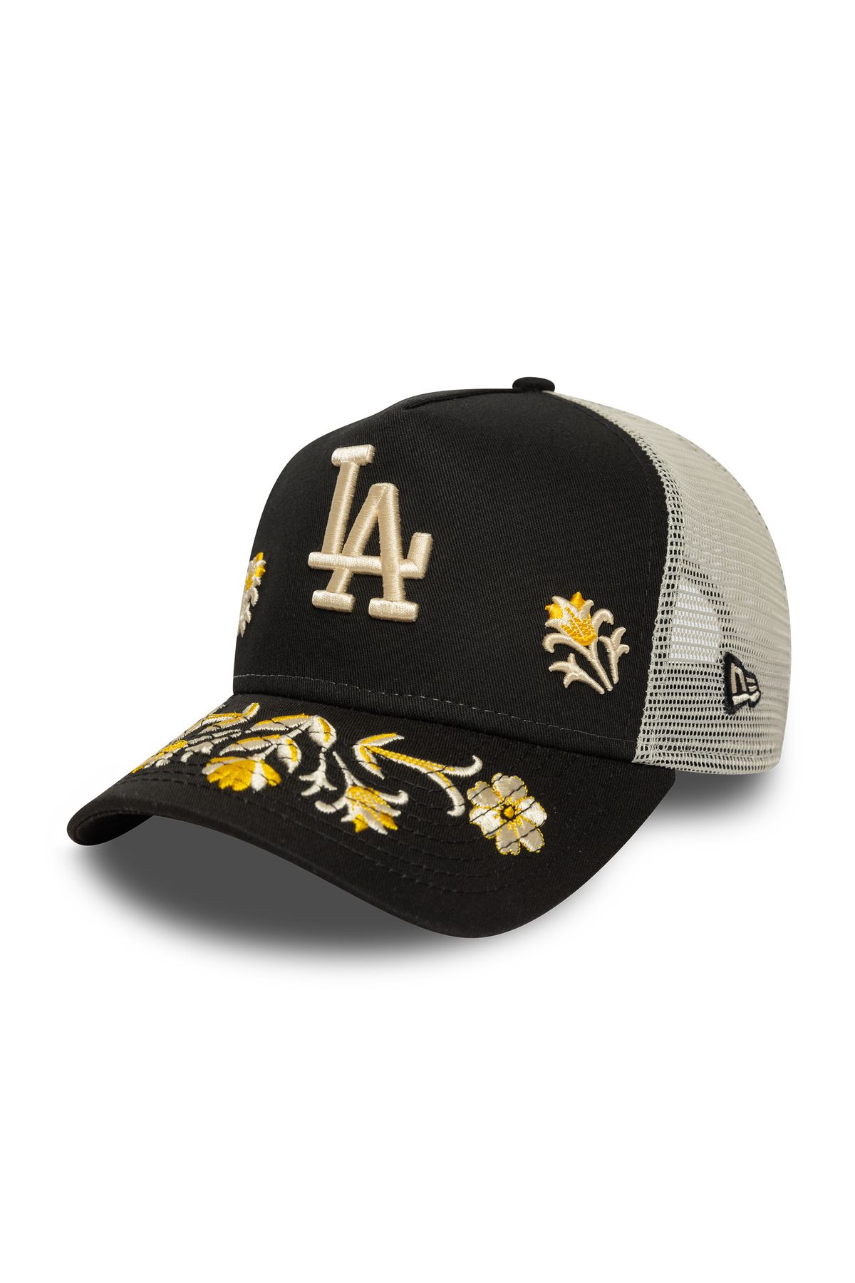 NEW ERA Floral Icon Trucker Losdod Blk Siyah Unisex Şapka