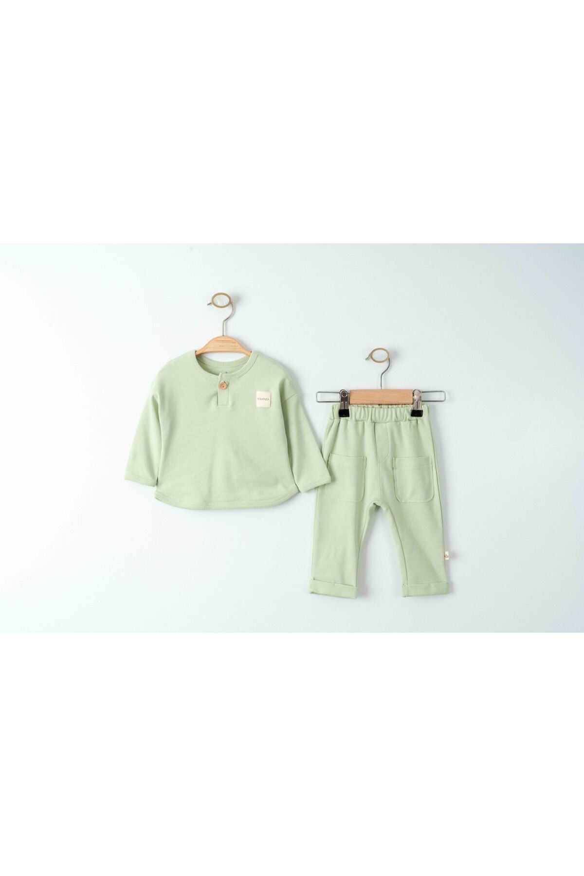 Minimus Kız Ve Erkek Bebek Pamuklu Takım Spor Rahat Ve Tarz Alt Üst İkili Takım Unisex Bebek Hediyesi