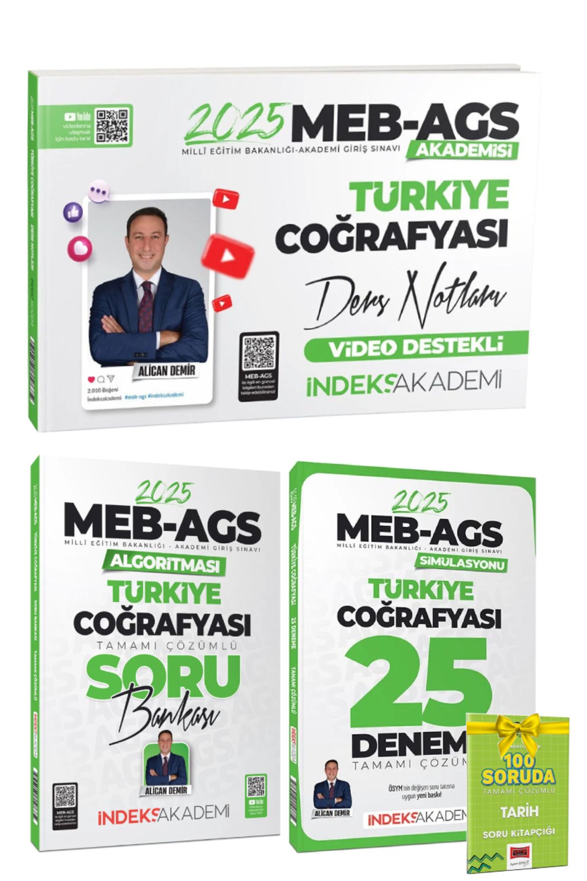 İndeks Akademi 2025 İndeks Akademi MEB AGS Türkiye Coğrafyası Ders Notları+Coğrafya Soru Bankası+Deneme