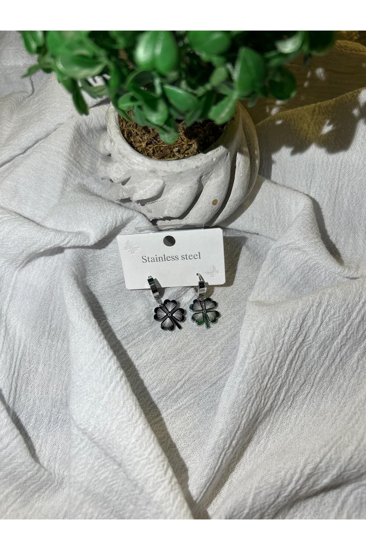 AXXION Yonca Küpe (Gümüş) KP138-01