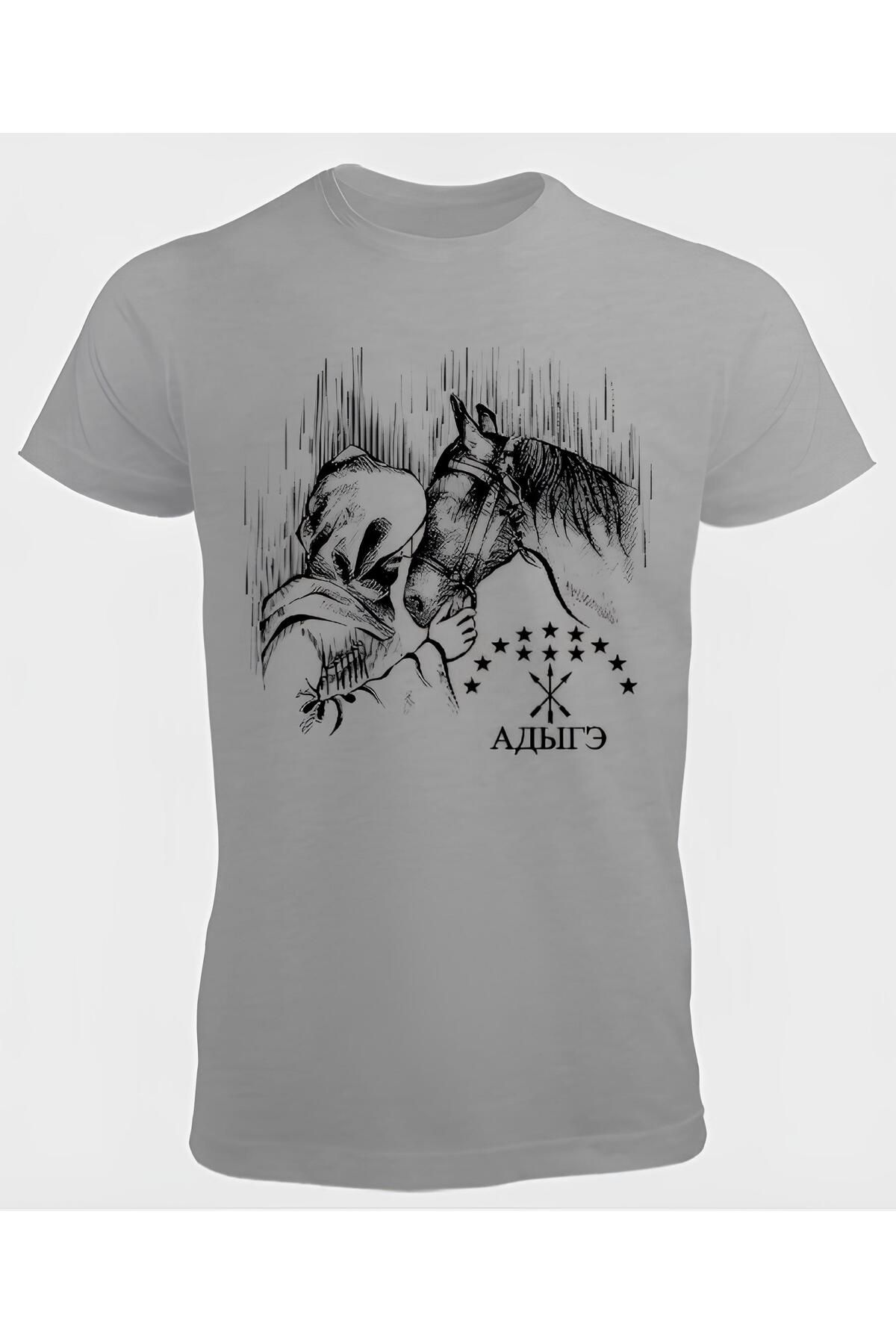 Butik Abrek Baskılı Erkek T shirt