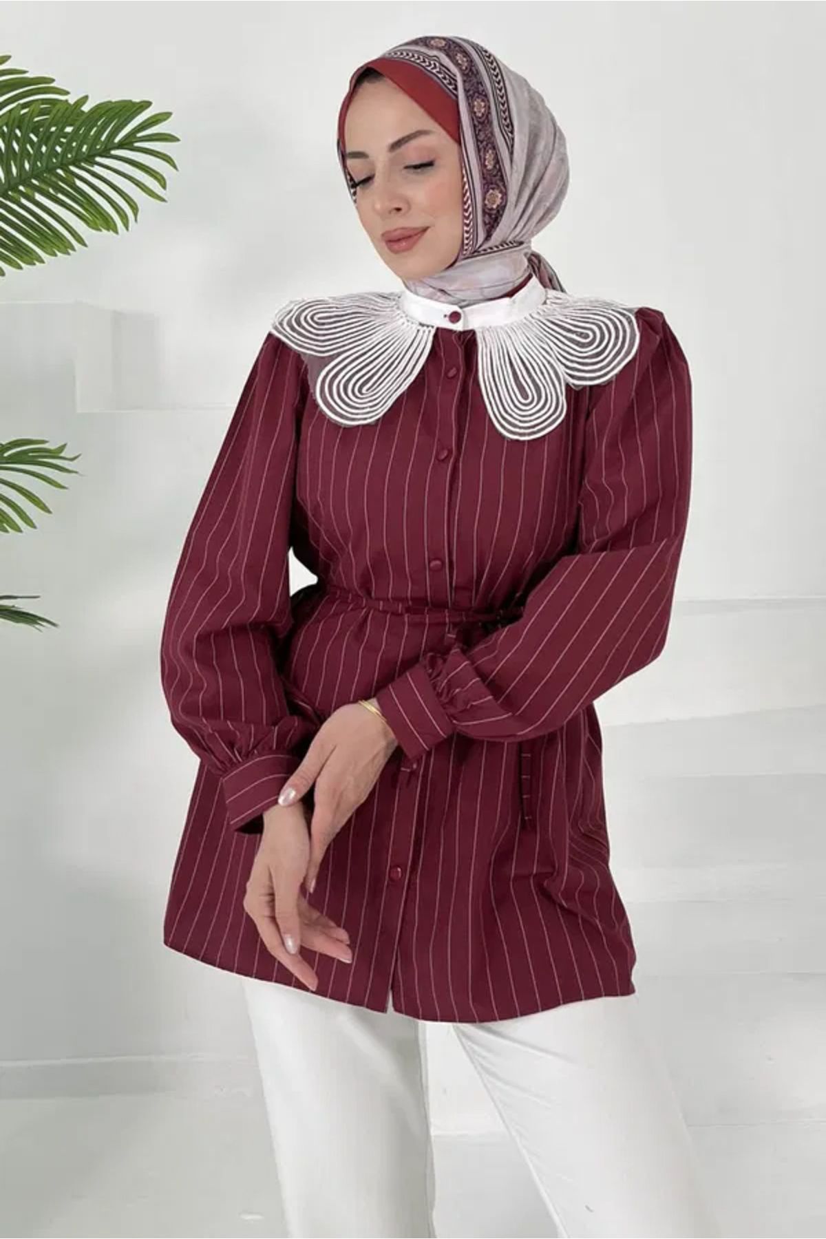 Butik Çizgili Tunik - 27000