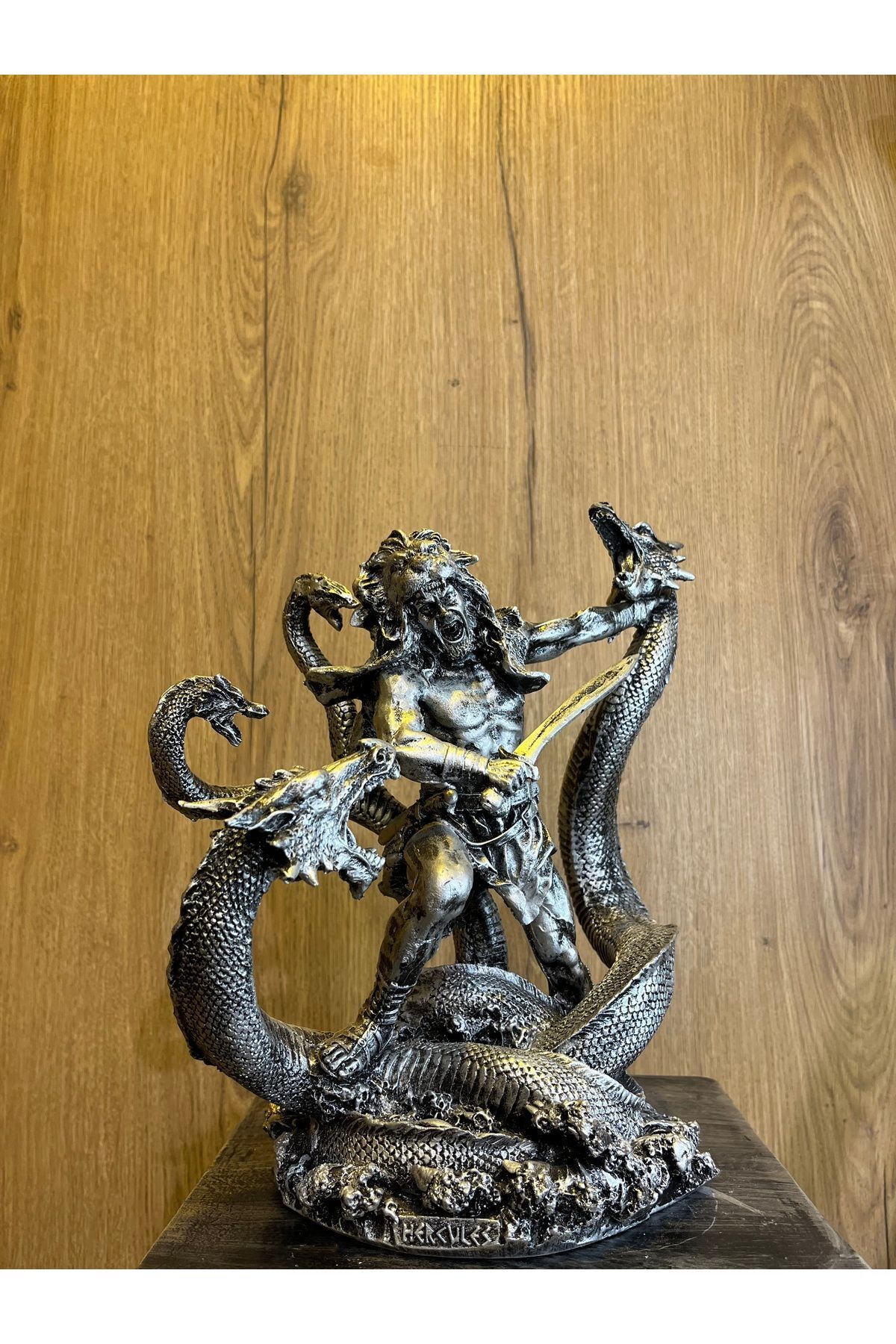 SerenityHaven Herkül Heykel Biblo 31 cm