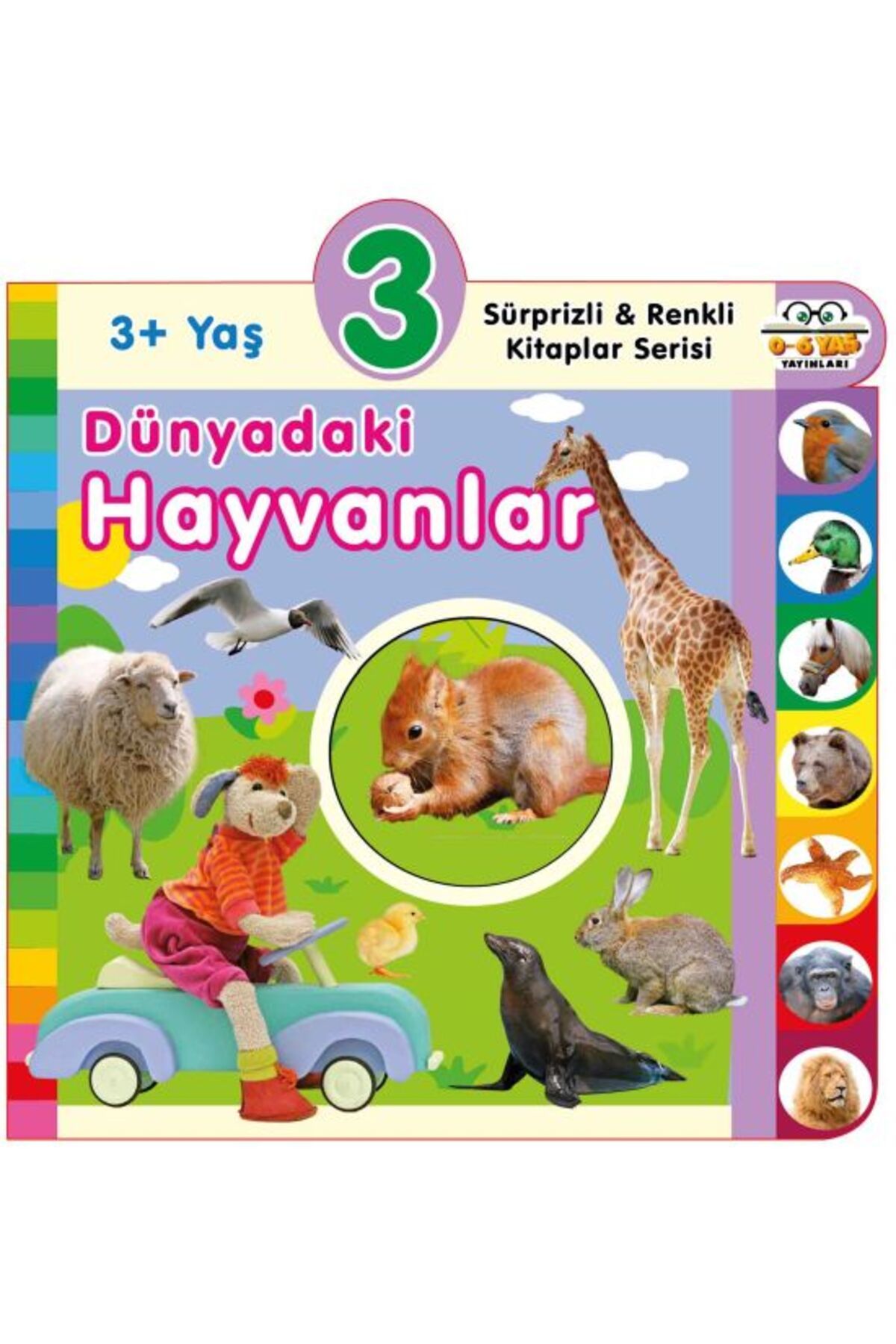 0-6 Yaş Yayınları Dünyadaki Hayvanlar (3+Yaş)