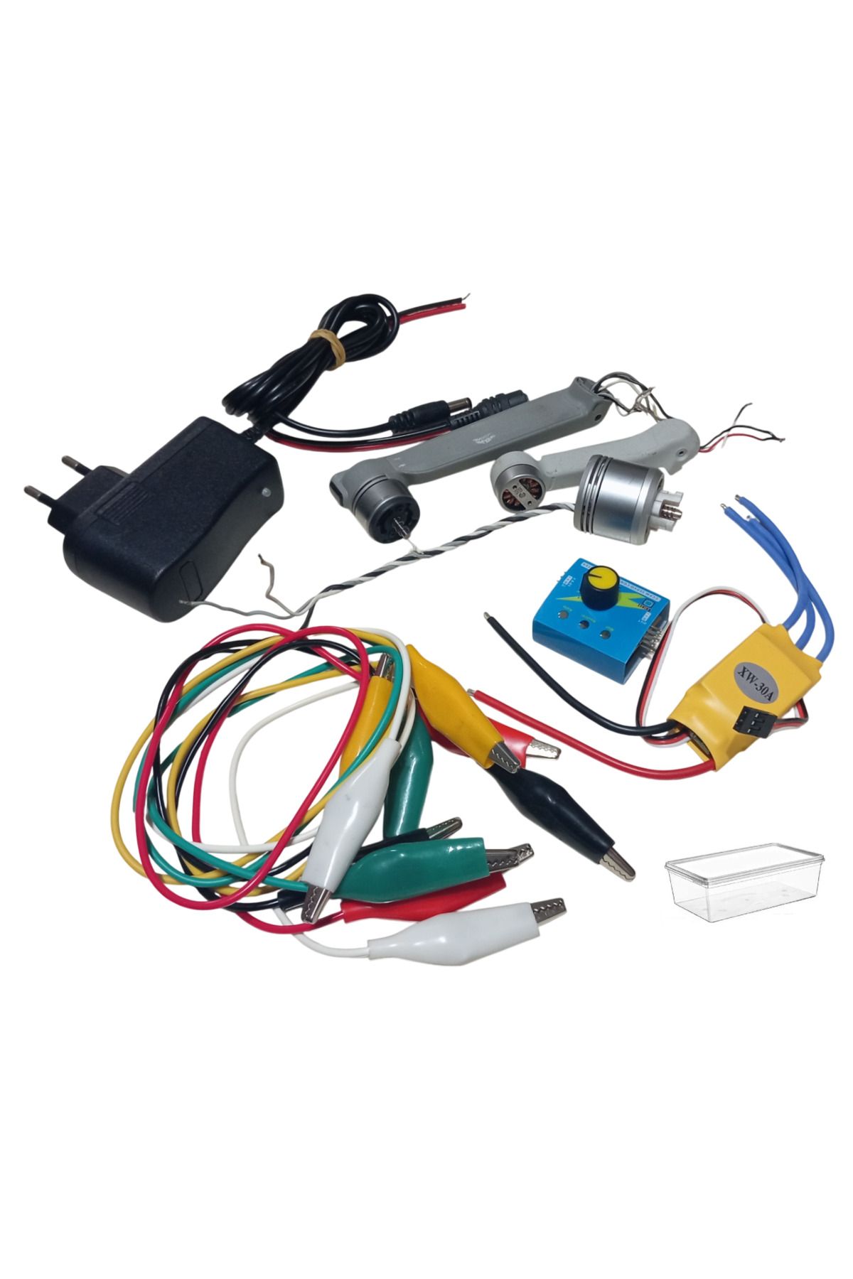 Devre Dünyası 30A ESC Devreli Adaptörlü ESCli Çeşitli Drone Motoru Hız Kontrolü Öğrenci Deney Seti