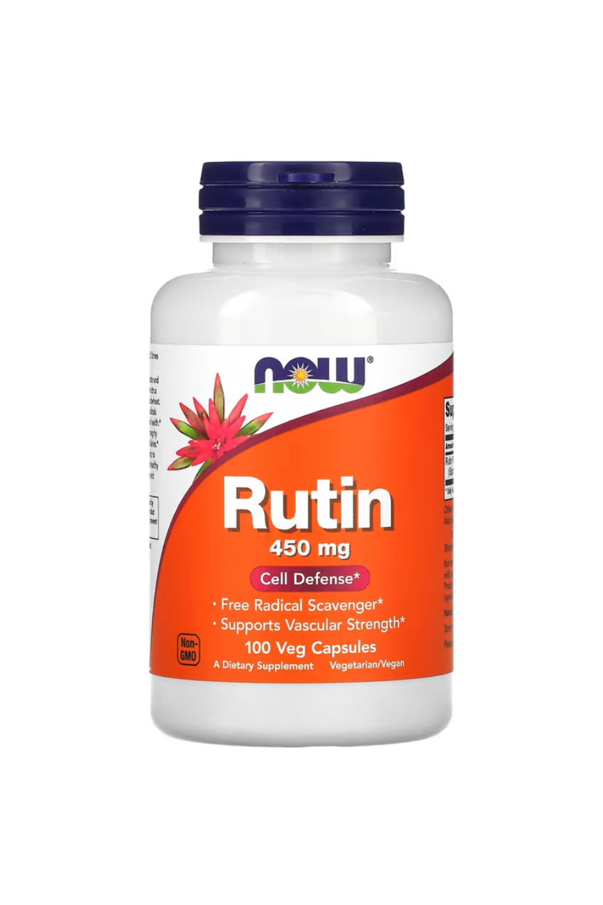 Now Foods , Rutin, 450 mg, 100 Veg Capsules