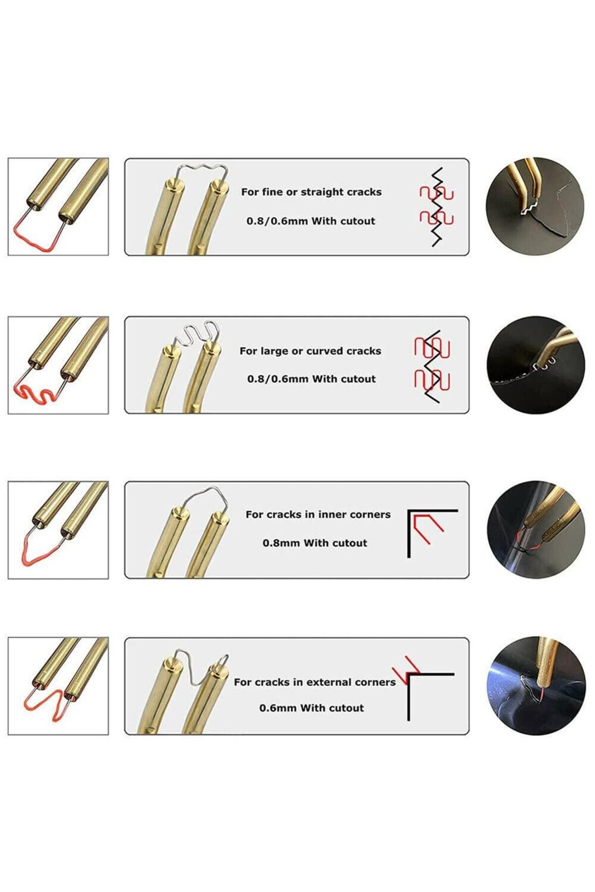 OEM Set De 600 De Capse Pentru Pistol De Lipit, 6 Modele, 0,6/0,8 Mm, Argintii - One Size