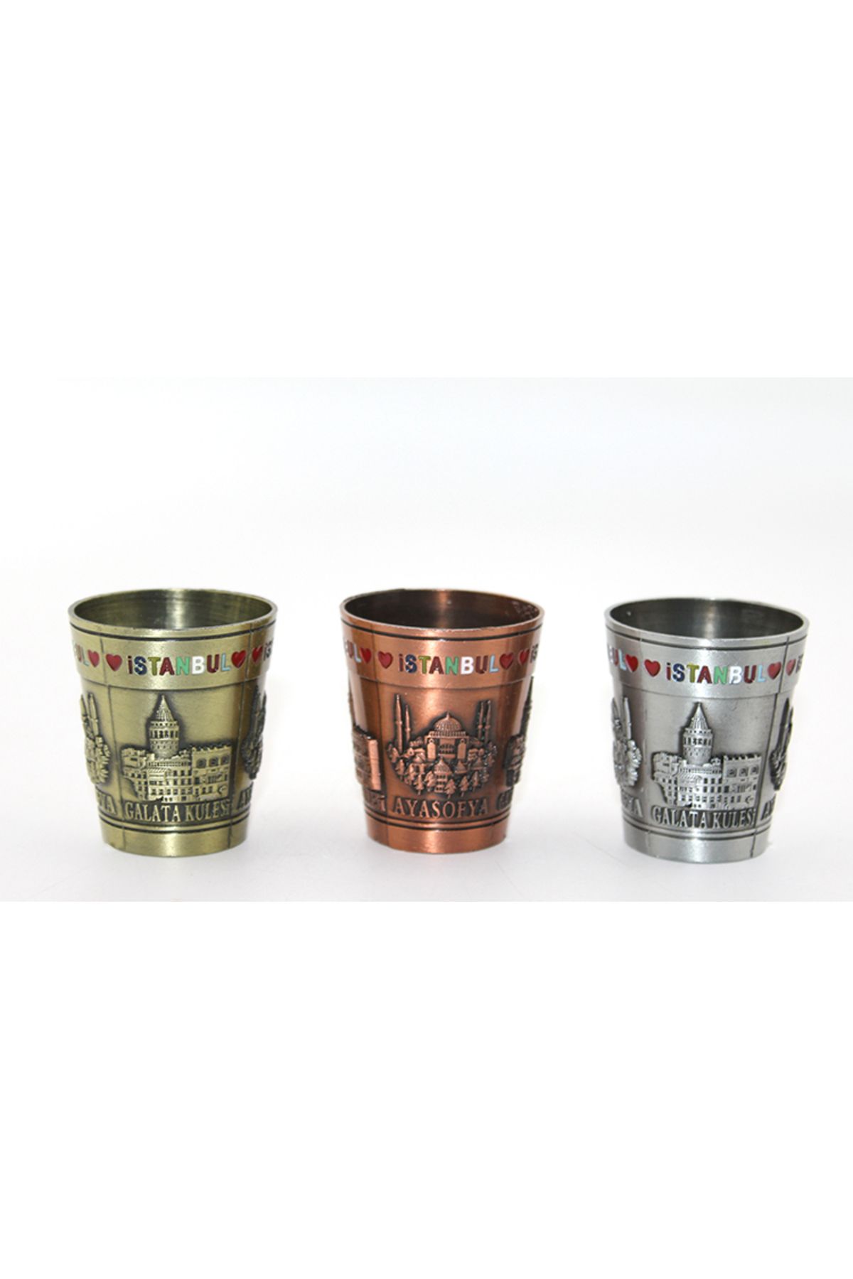 D&M Life Collection Metal İstanbul Yöresel Shot Bardak