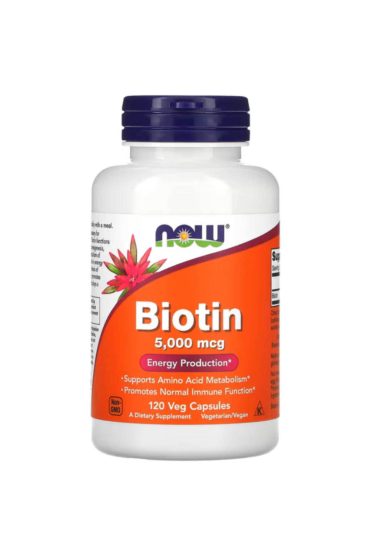 Now Foods , Biotin, 5,000 mcg, 120 Veg Capsules