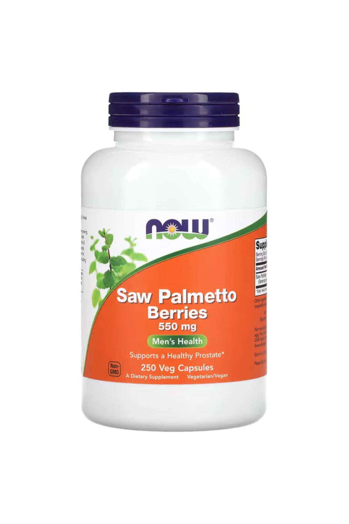 Now Foods , Saw Palmetto Berries, 250 Veg Capsules (550 mg per Capsule)