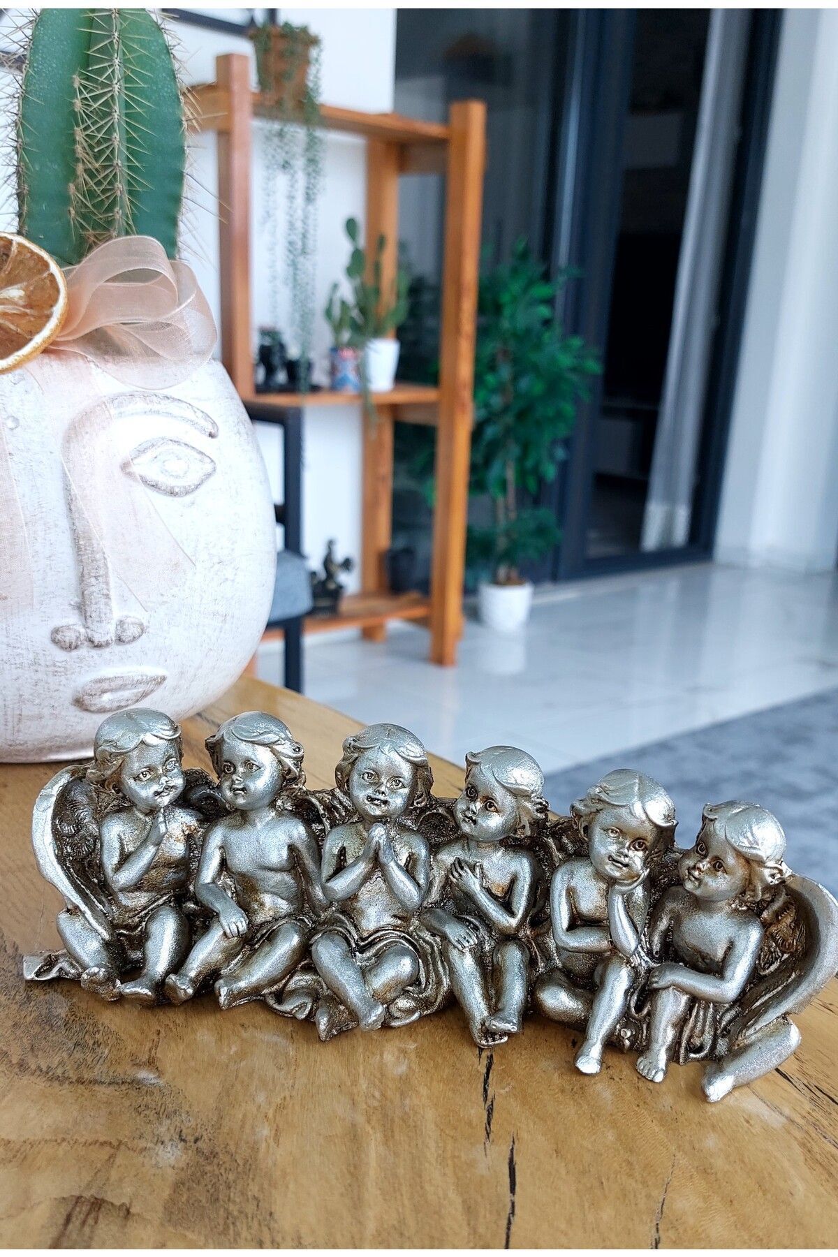 SerenityHaven gümüş 6lı melek bebekler